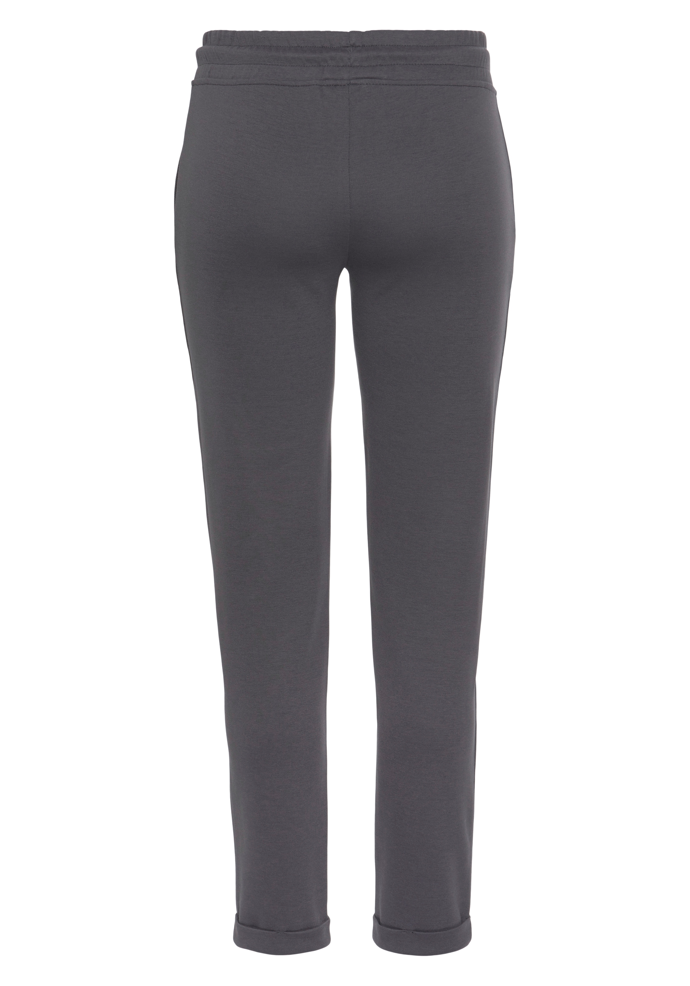 H.I.S Sweathose, Schlupfhose mit kleinem Aufschlag am Saum, Loungewear