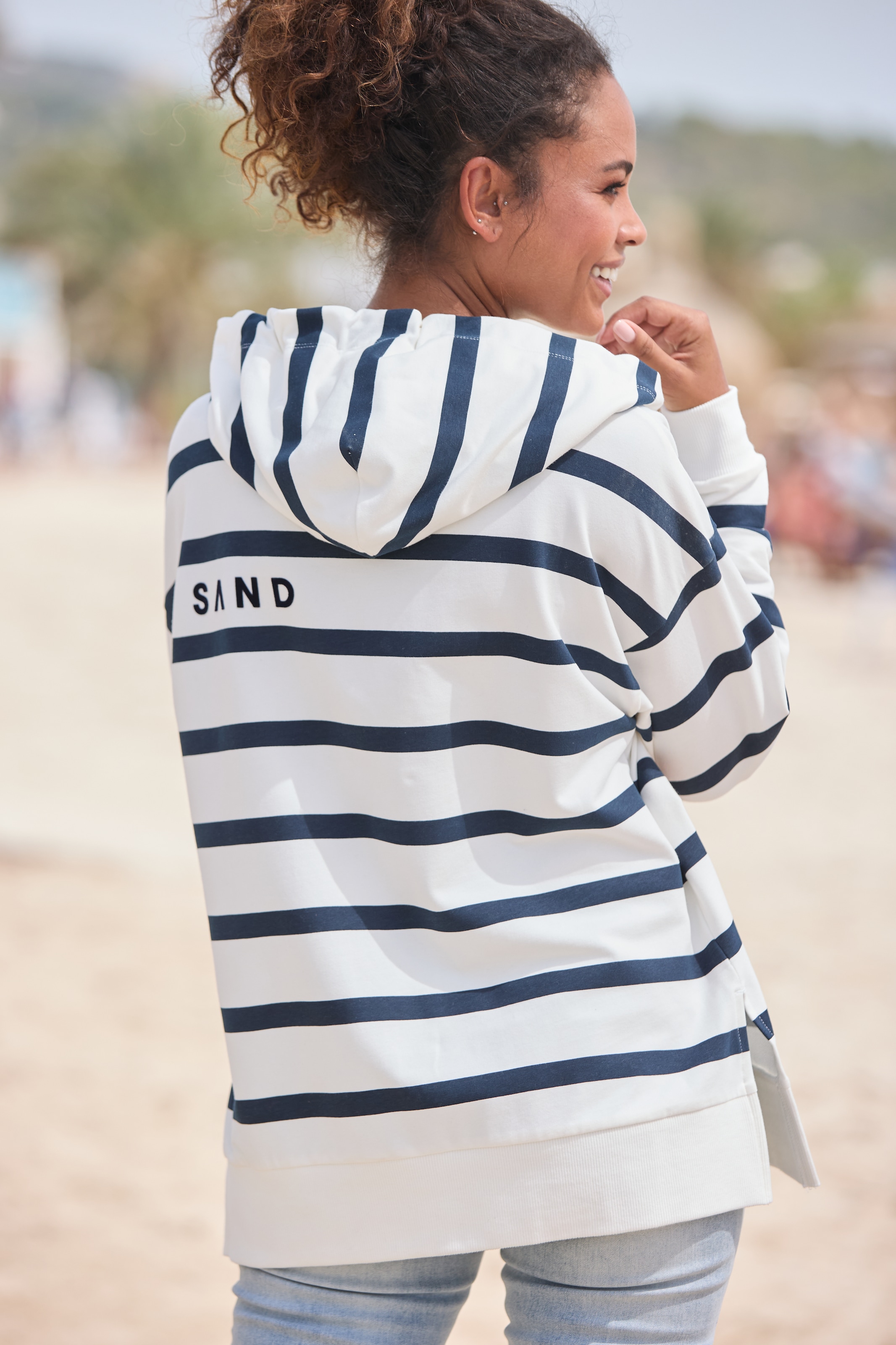 Elbsand Kapuzensweatshirt, mit Logoprint