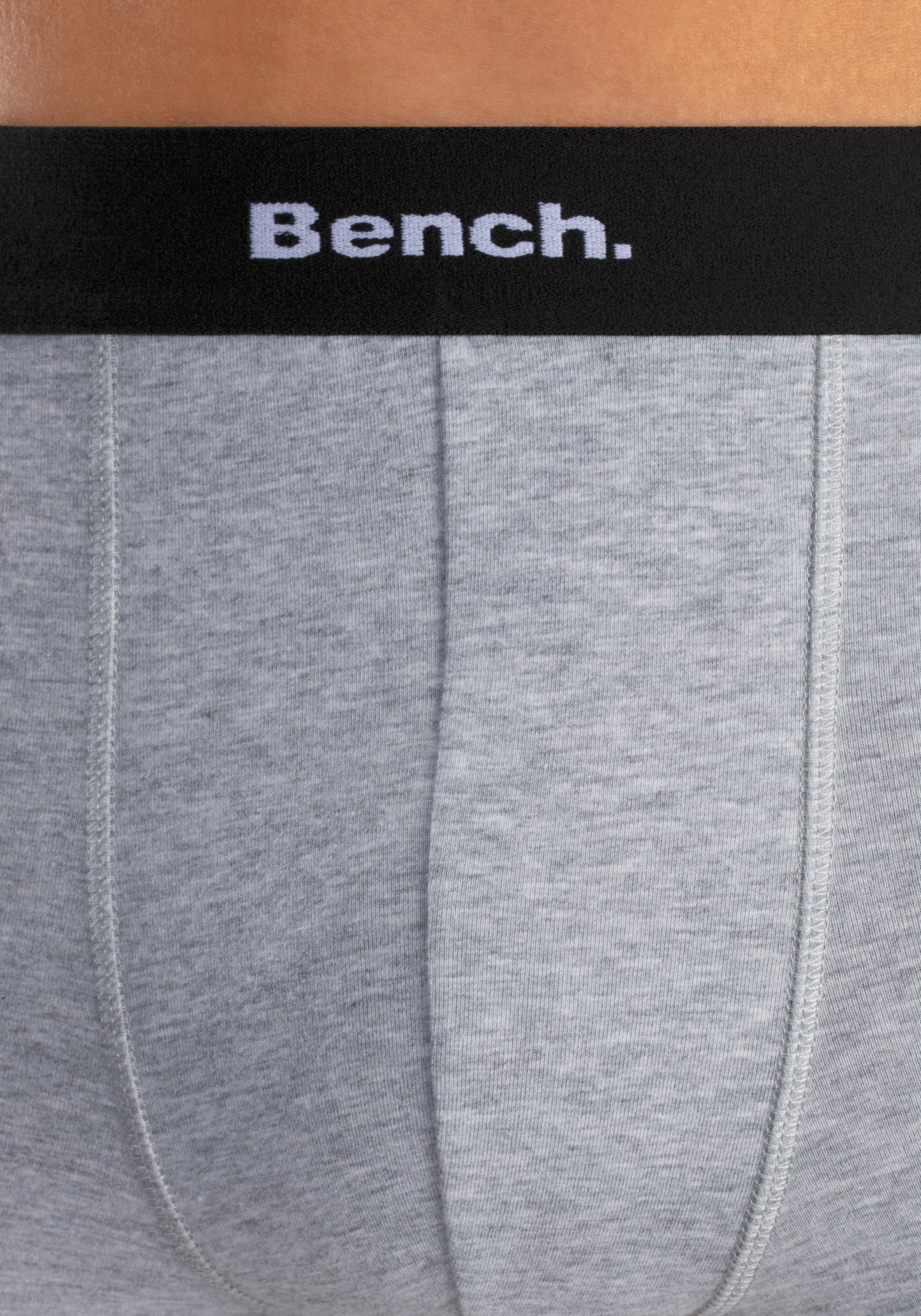Bench. Boxer »Boxershorts für Herren«, (Packung, 4 St.), Unterhosen mit kontrastfarbigem Bund