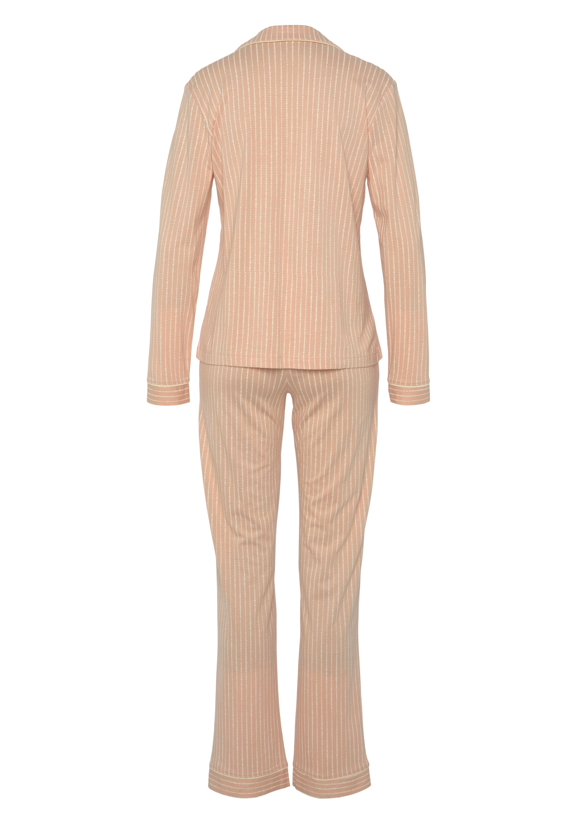 Vivance Dreams Pyjama, (2 tlg.), im klassischen Schnitt