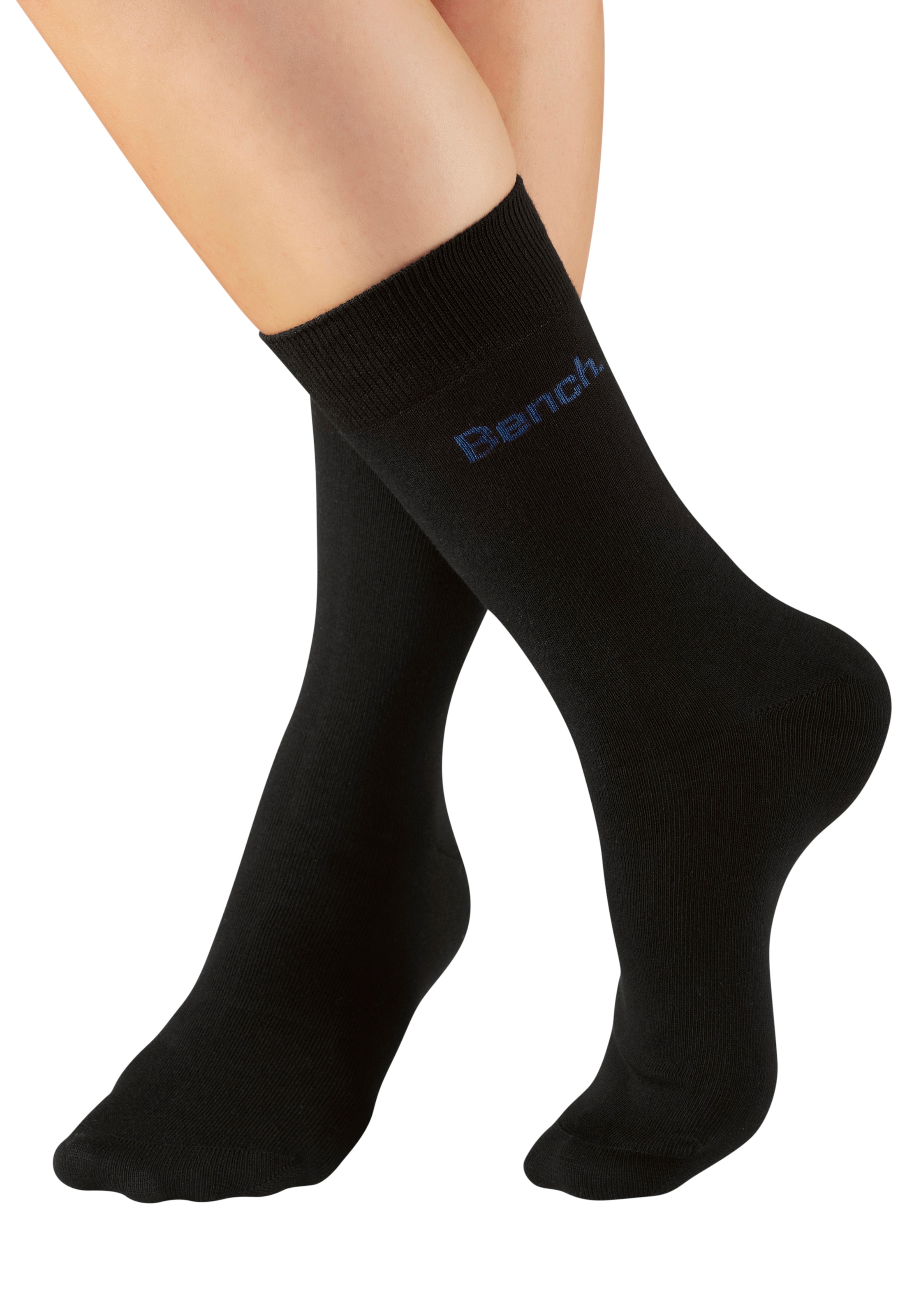 Bench. Basicsocken »Herrensocken für Beruf und Freizeit« Packung, 6 Paar tlg. mit farbigem kleinen Markenlogo