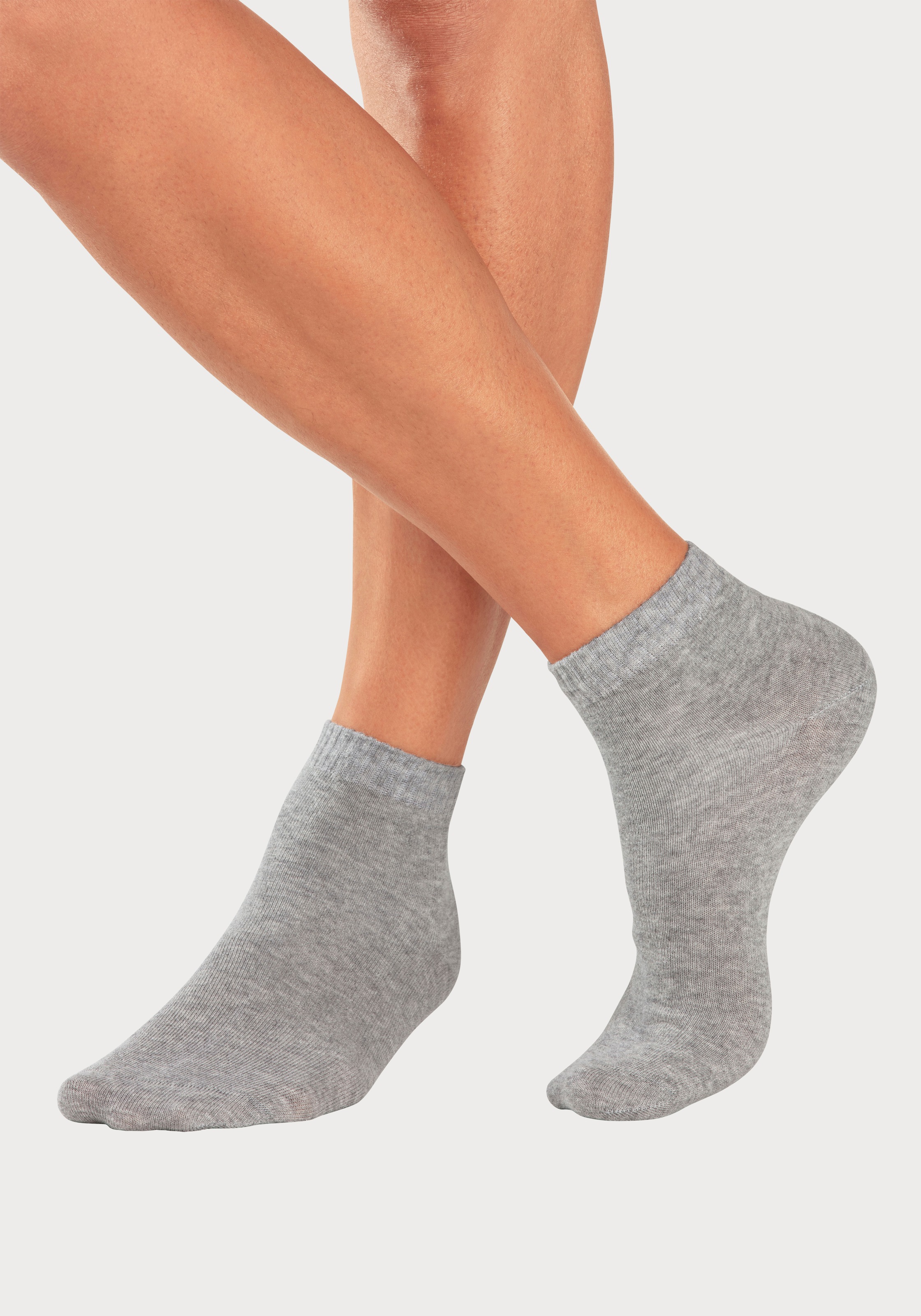 H.I.S Kurzsocken, (Packung, 14 Paar), mit eingestricktem Markenlogo im Innenbund