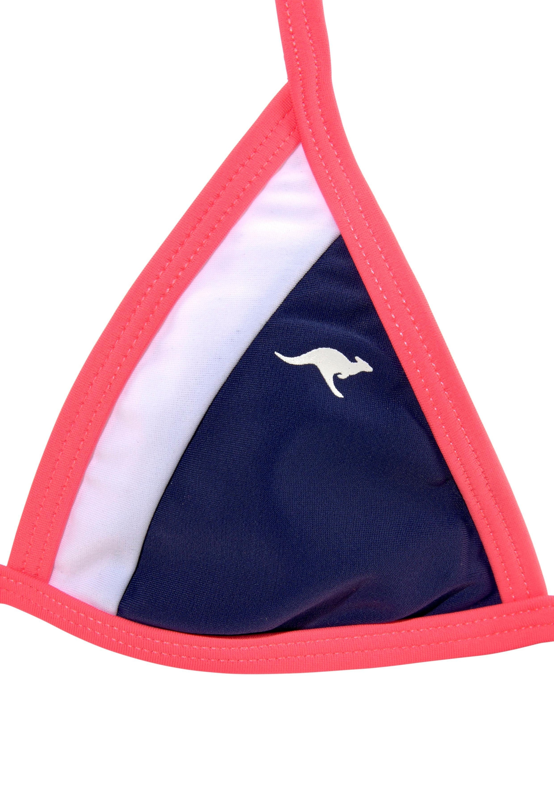 KangaROOS Triangel-Bikini »Energy Kids« im coolen Colorblocking-Design