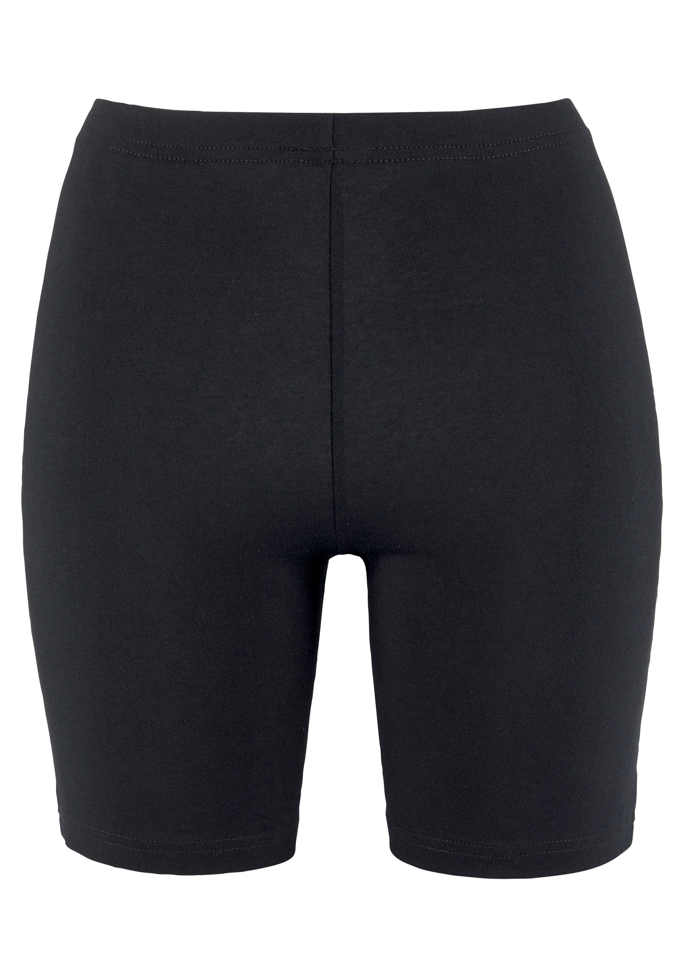 LASCANA Lange Unterhose, (Packung, 2 St.), "Perfect Basics" aus elastischer Baumwolle