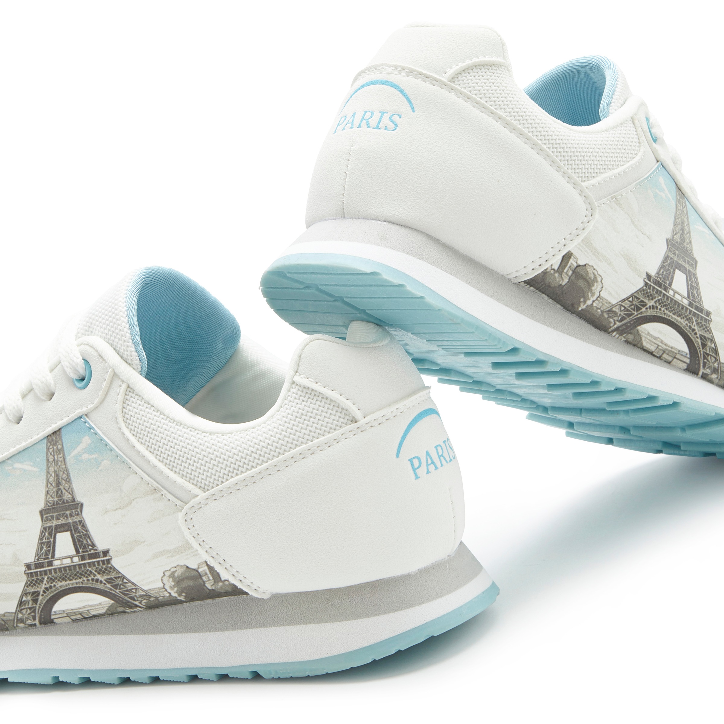 LASCANA Sneaker »Freizeitschuh, Schnürhalbschuh,«  NEU mit raffiniertem Städte-Druck und herausnehmbarer Innensohle