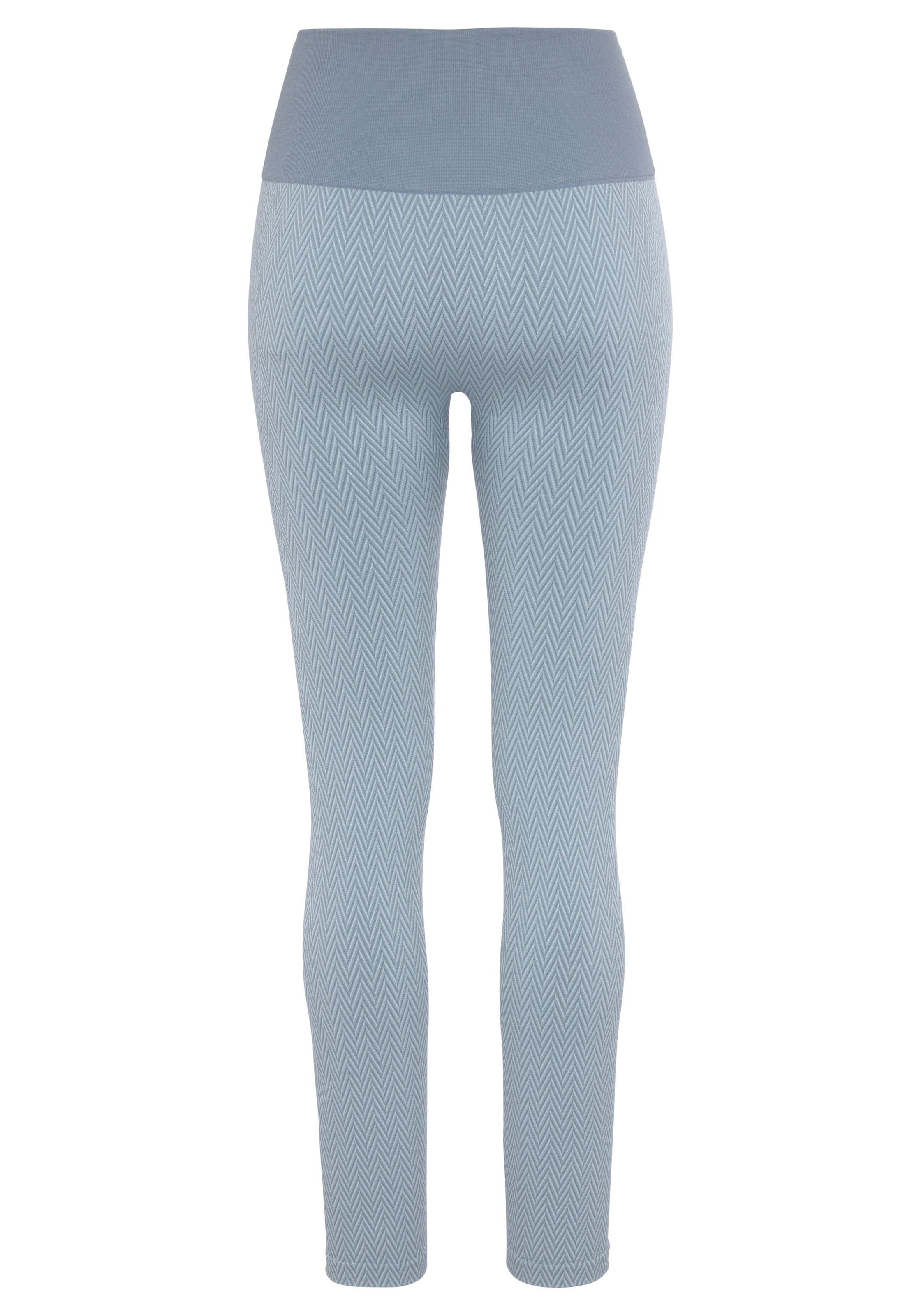 Vivance active Leggings, in Jacquardmuster und breitem Bund