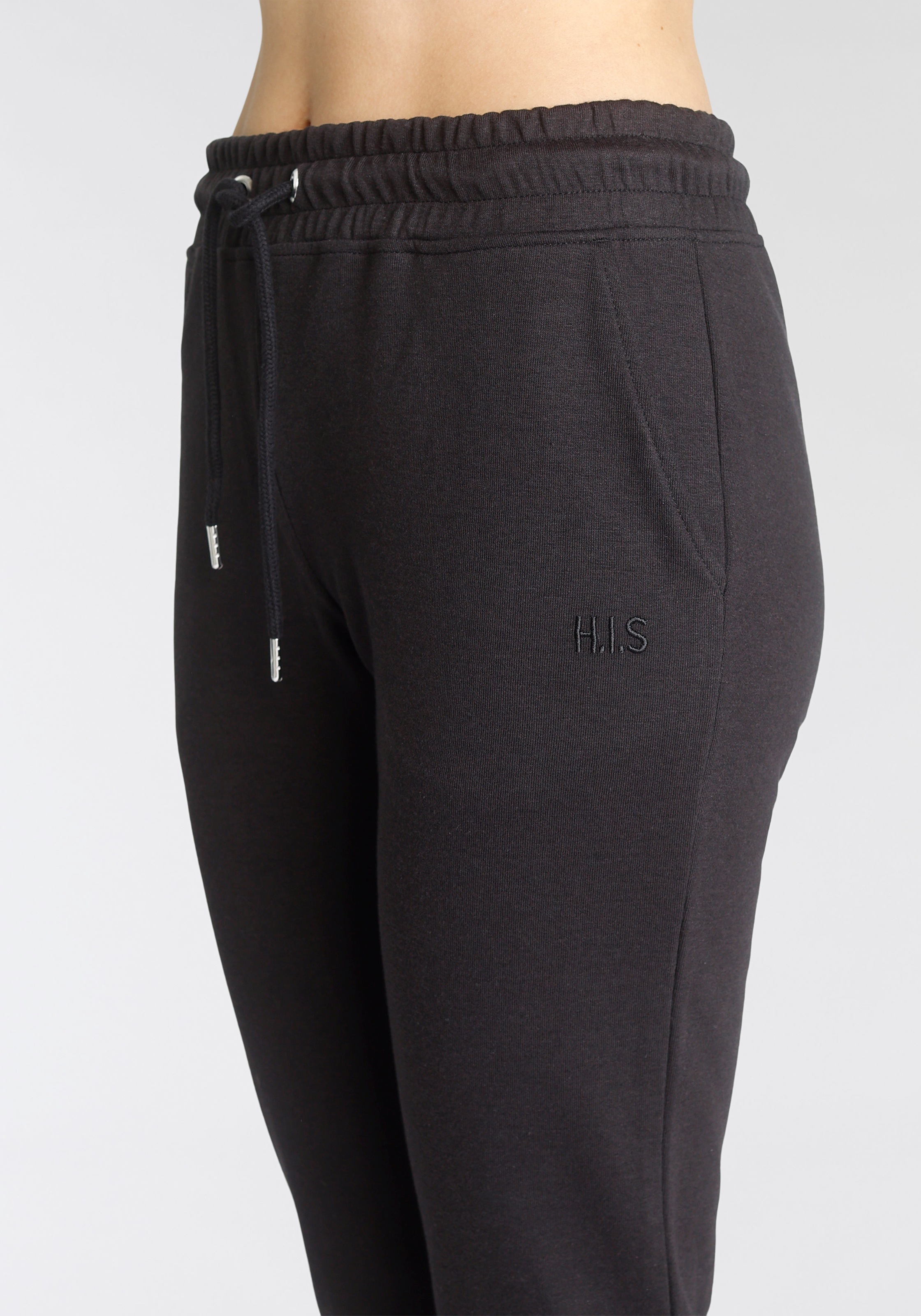 H.I.S Sweathose, Schlupfhose mit kleinem Aufschlag am Saum, Loungewear