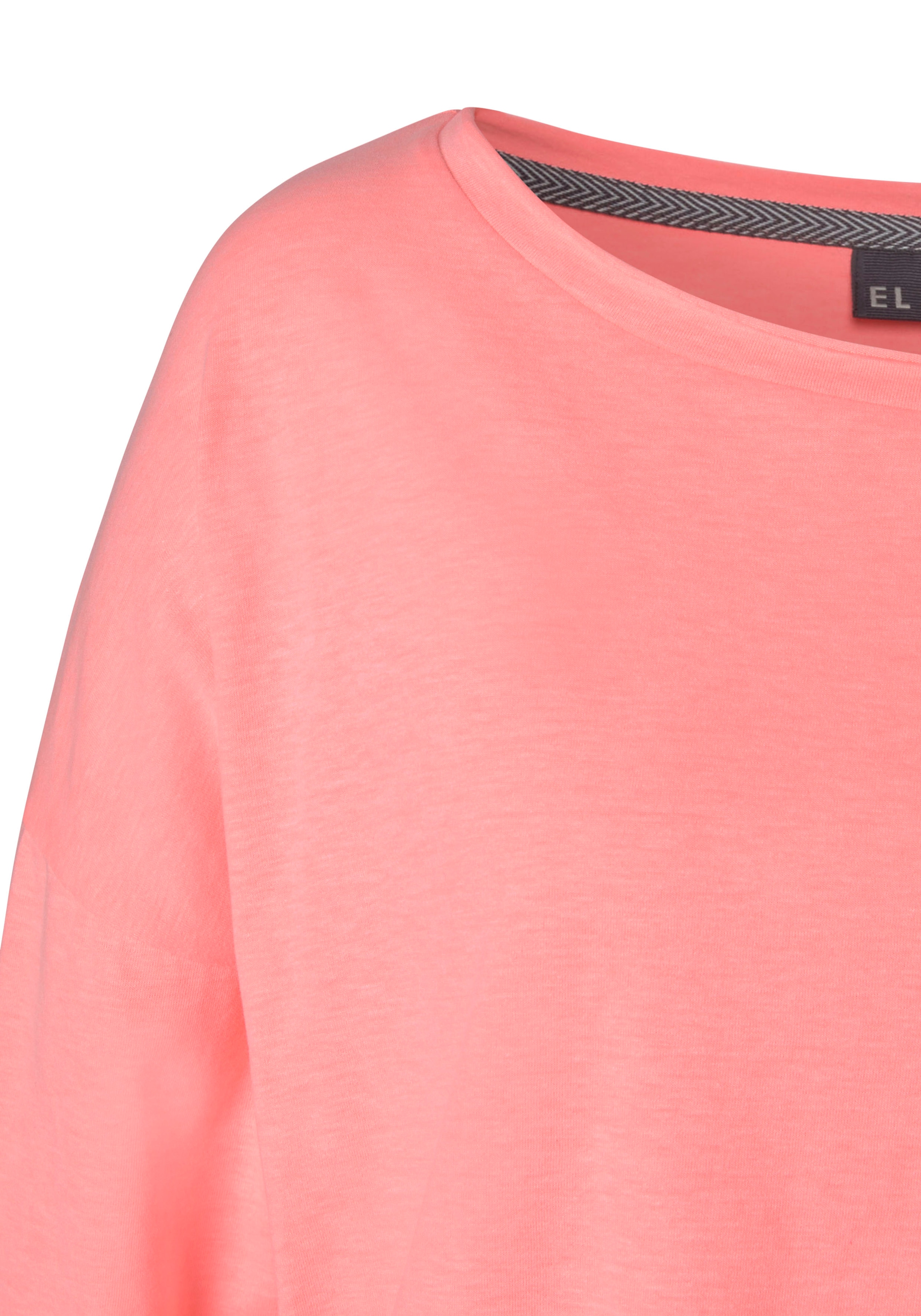 Elbsand Langarmshirt »Raina«, mit Logoprint hinten, Longsleeve aus Baumwoll-Mix