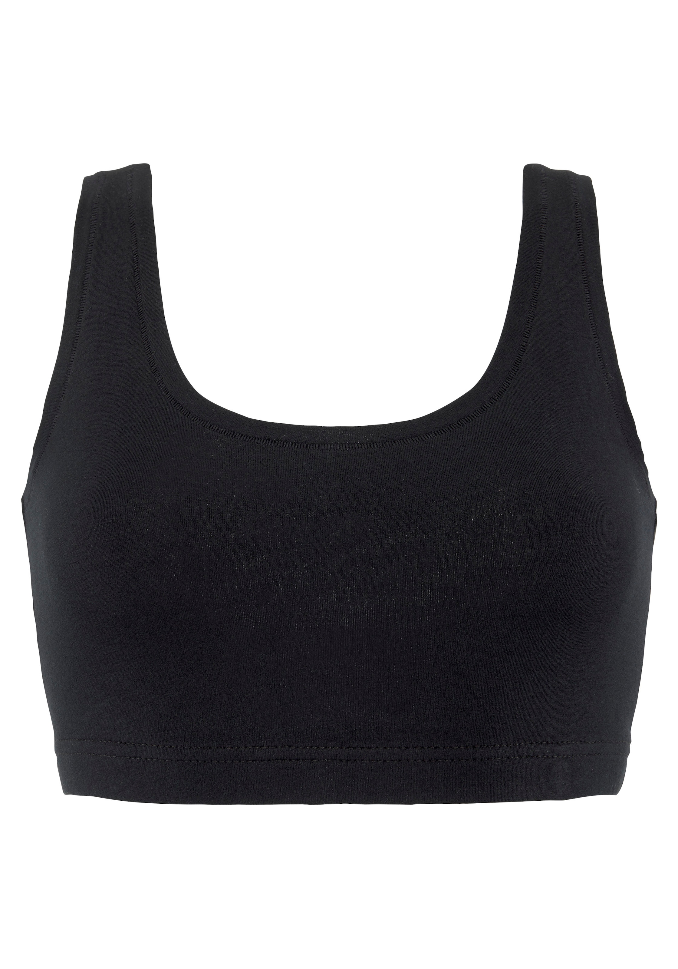 LASCANA Bustier, "Perfect Basics" aus elastischer Baumwolle