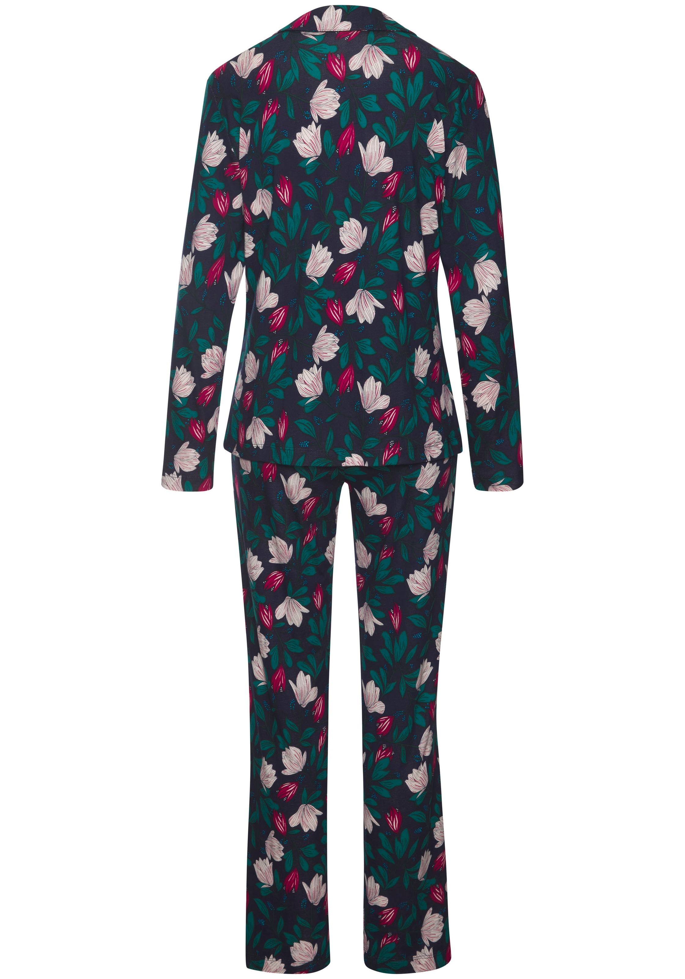 s.Oliver Pyjama, (Set, 2 tlg.), im klassischen Stil