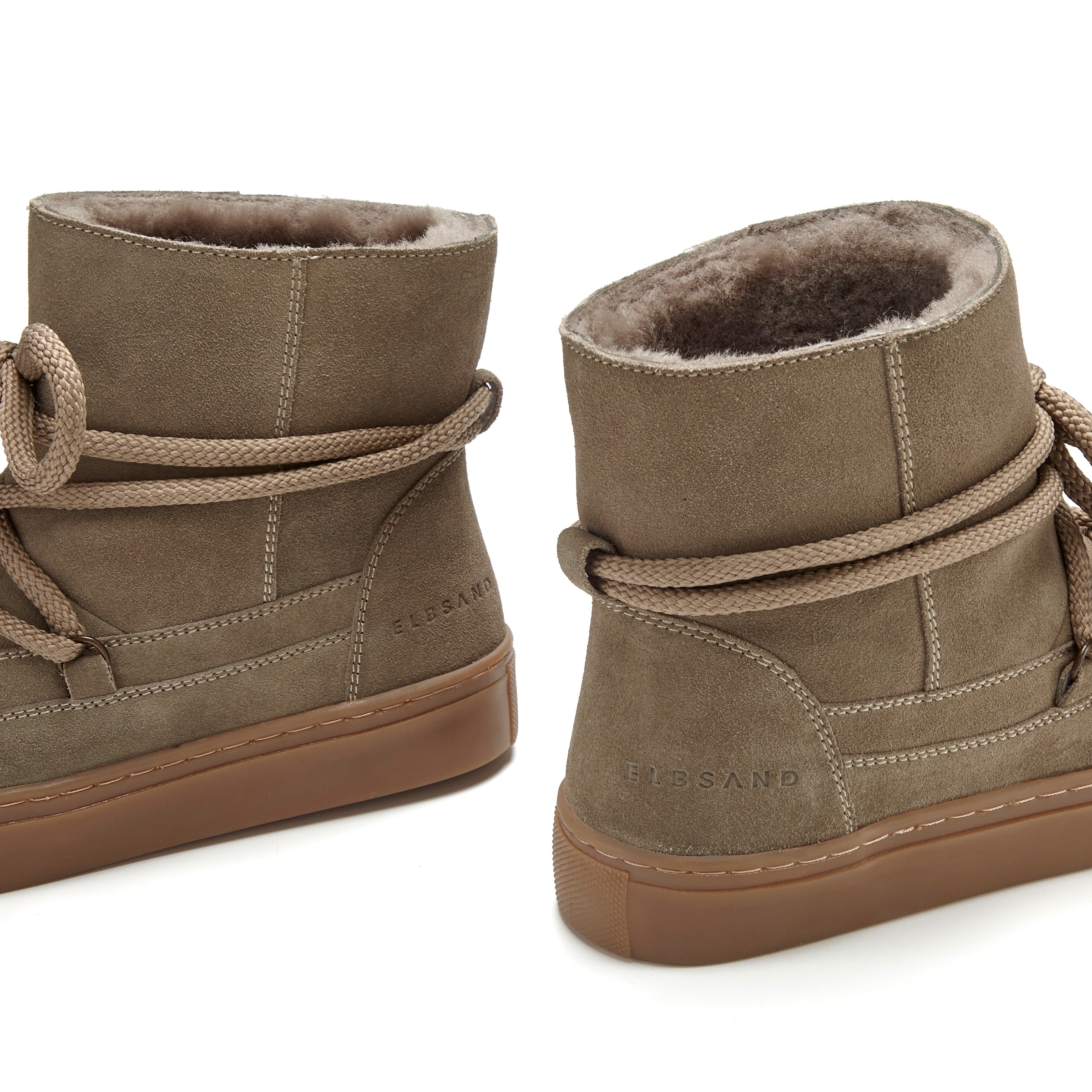 Elbsand Stiefelette »Boots, Winterstiefelette, Winterboots, Stiefel, Lederstiefelette«  Winterstiefel aus Leder mit kuscheligem Lammfell