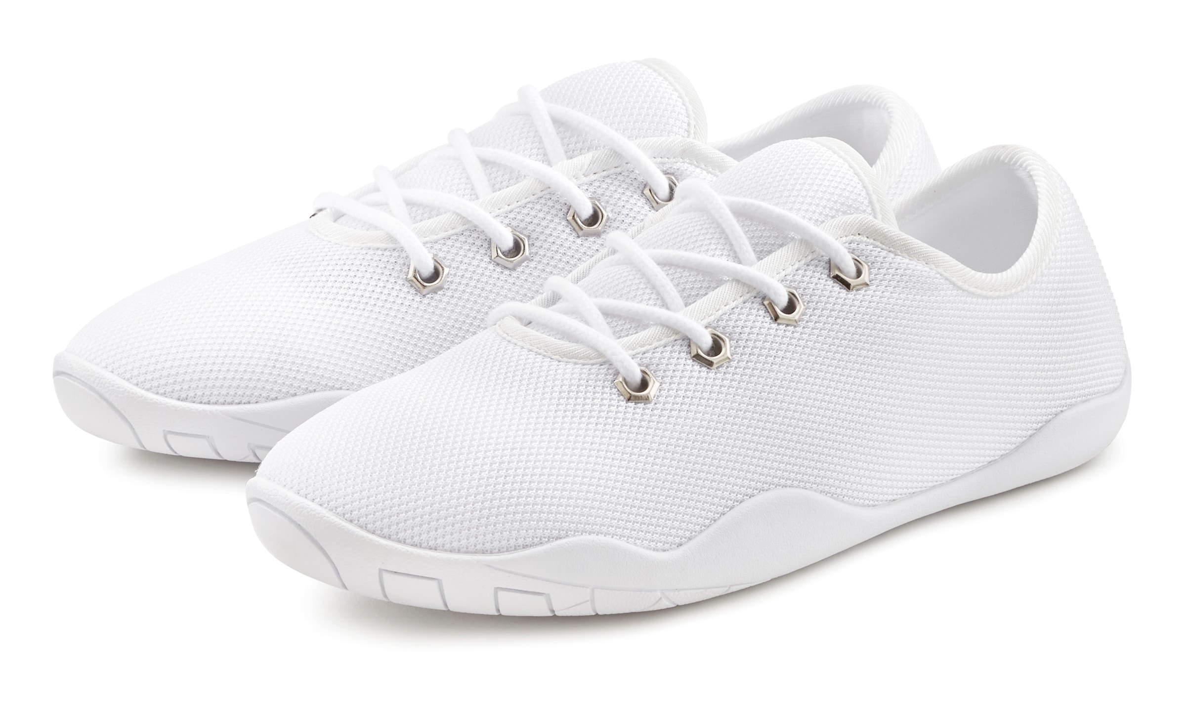 LASCANA Sneaker, mit ultraflache Sohle, superleicht, Schnürhalbschuhe, Unisex VEGAN