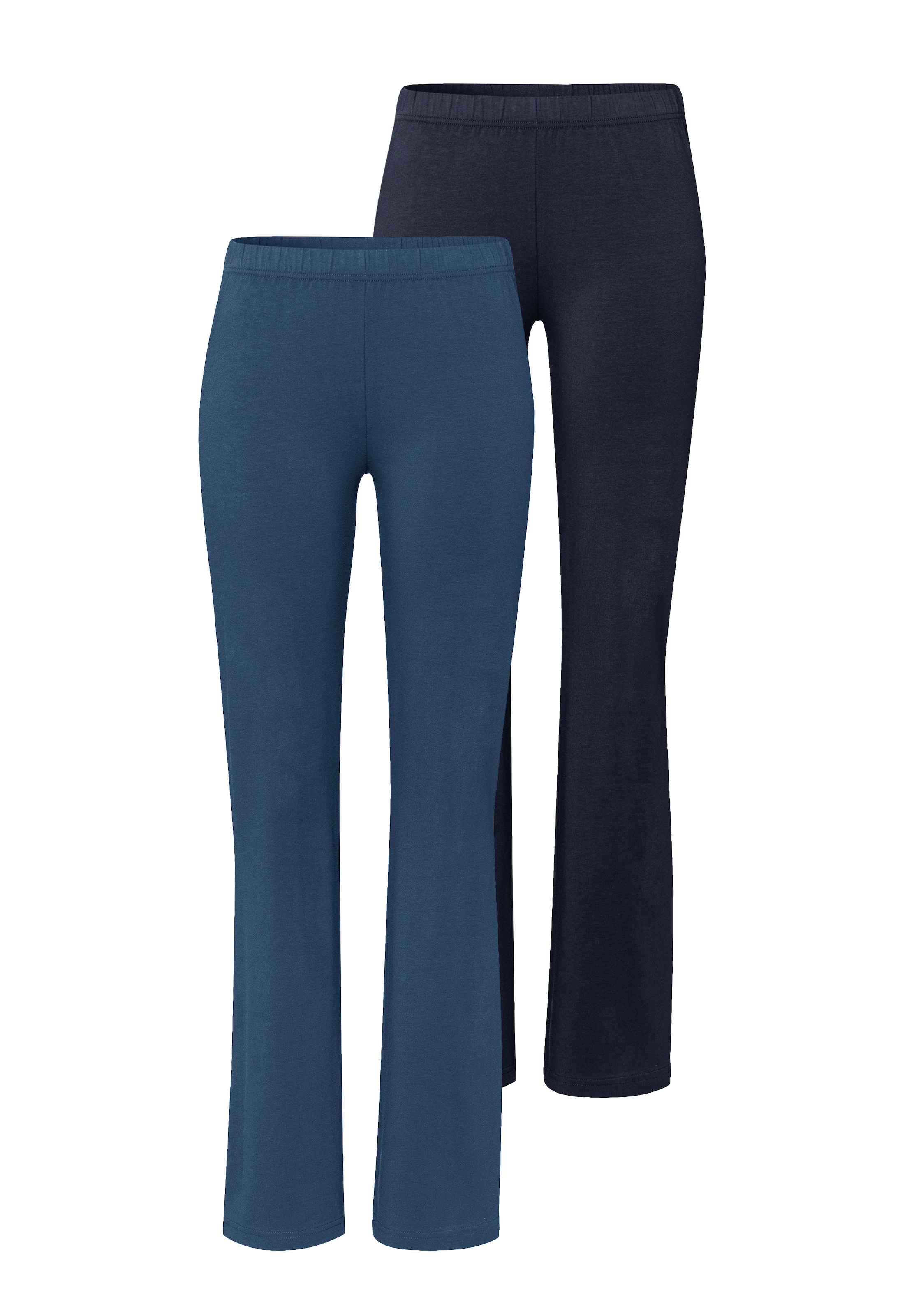Vivance active Jazzpants, (2er-Pack), mit leicht ausgestelltem Bein, Loungewear