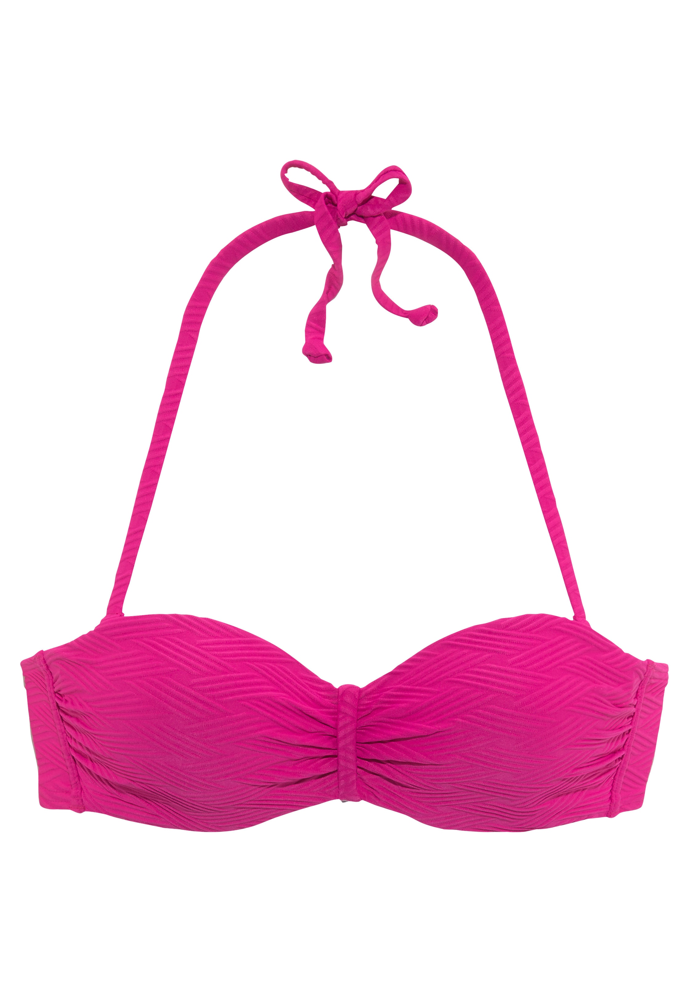 Sunseeker Bügel-Bandeau-Bikini-Top »Loretta«, mit Strukturmuster