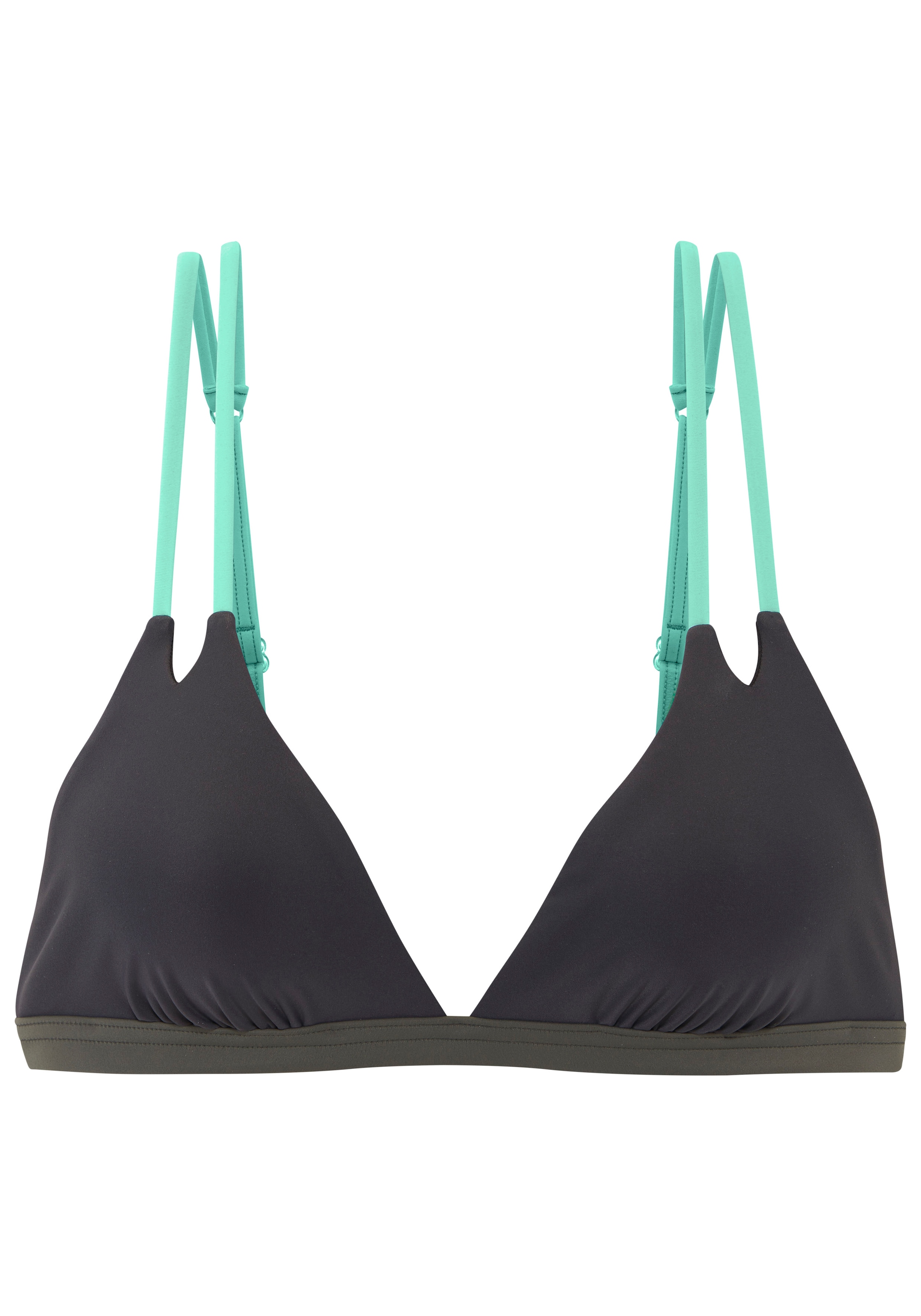 s.Oliver Triangel-Bikini-Top »Yella« mit Doppelträgern und kontrastfarbenen Details