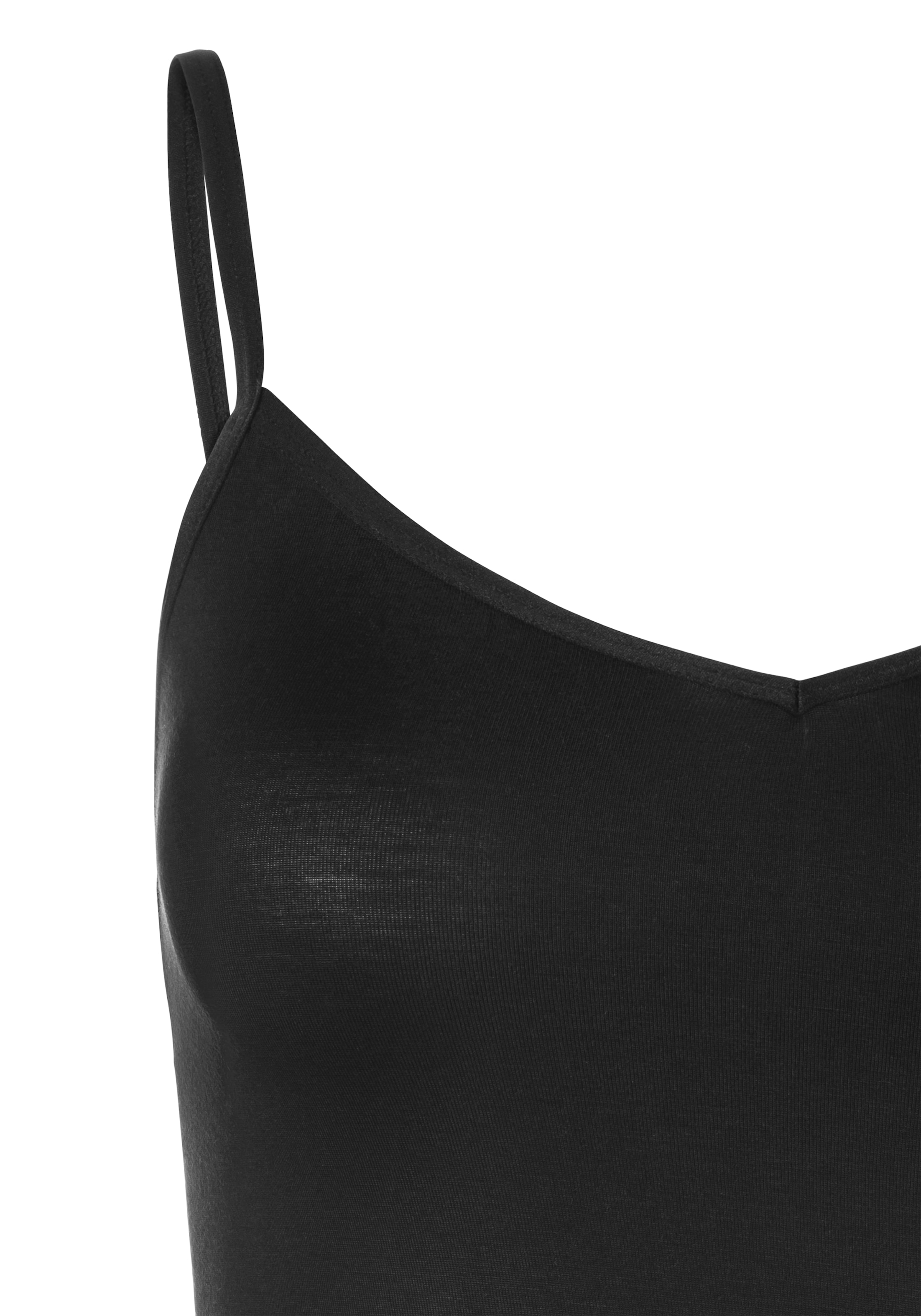 LASCANA Unterhemd, (Packung, 2 St., 2er-Pack), Spaghettiträger-Top, Unterziehshirt