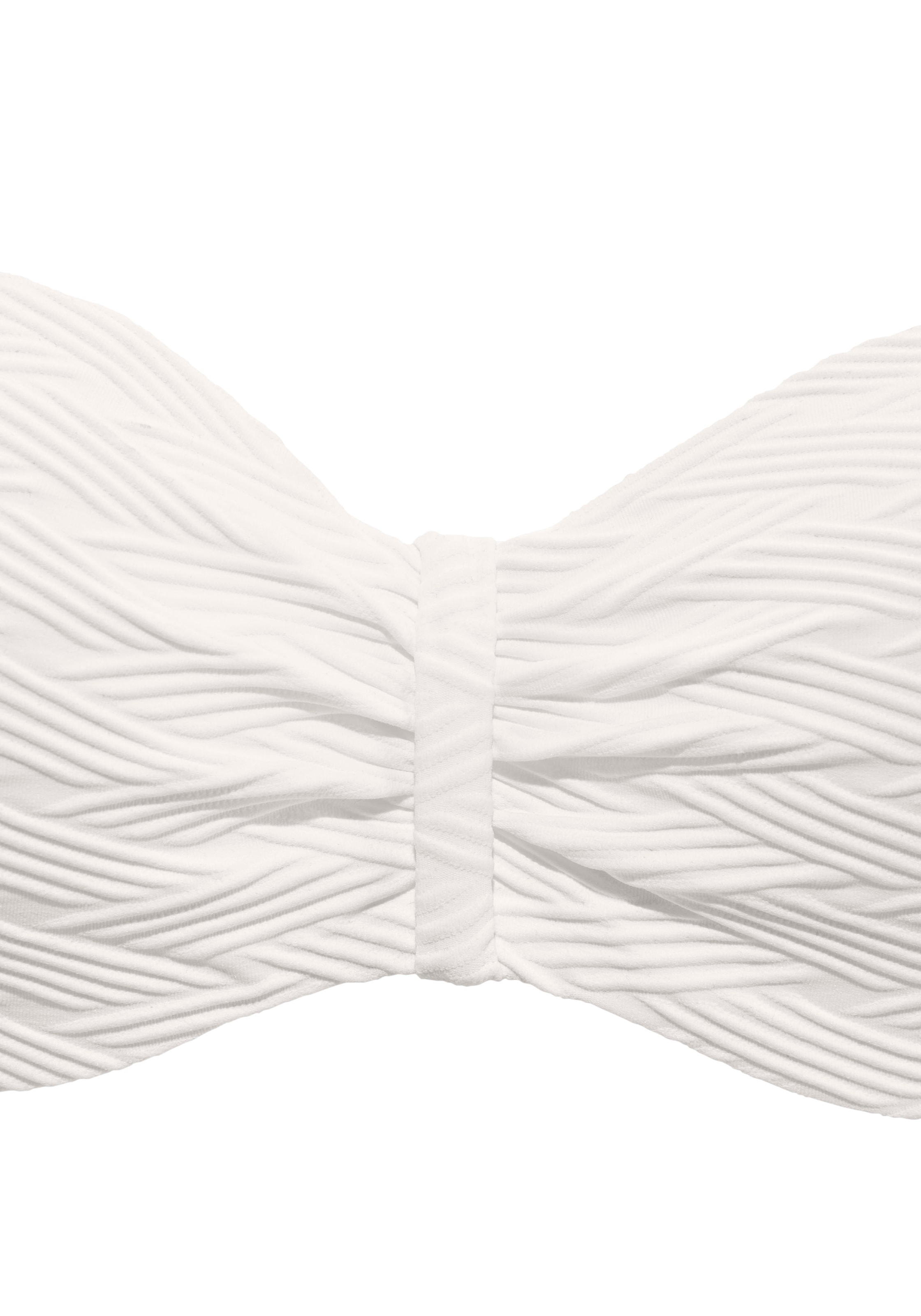 Sunseeker Bügel-Bandeau-Bikini-Top »Loretta«, mit Strukturmuster