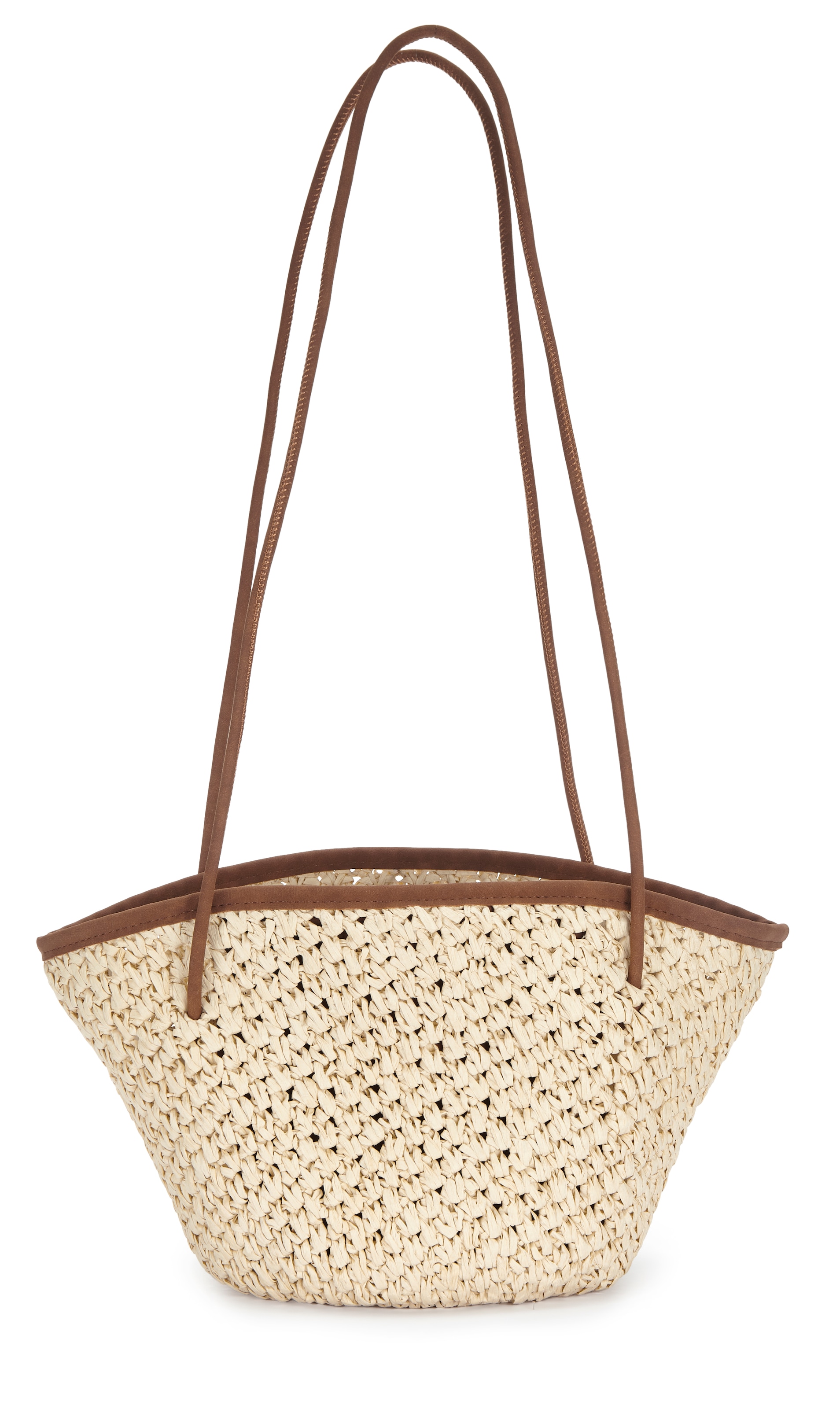LASCANA Shopper »Strandtasche« Schultertasche, Korbtasche, Tragetasche, Einkaufstasche Bast-Optik