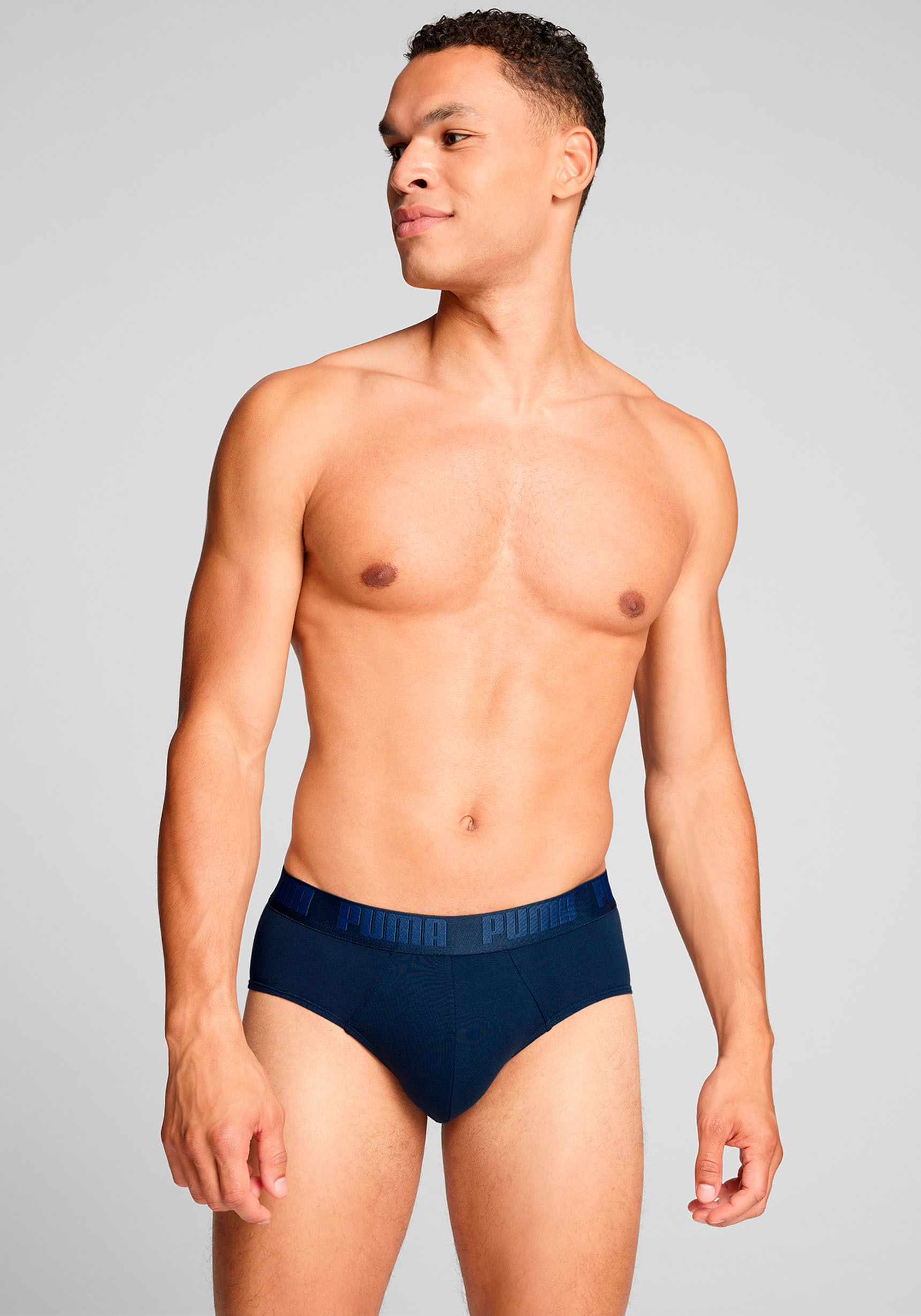 PUMA Slip Packung, 2er-Pack,  mit Logobund