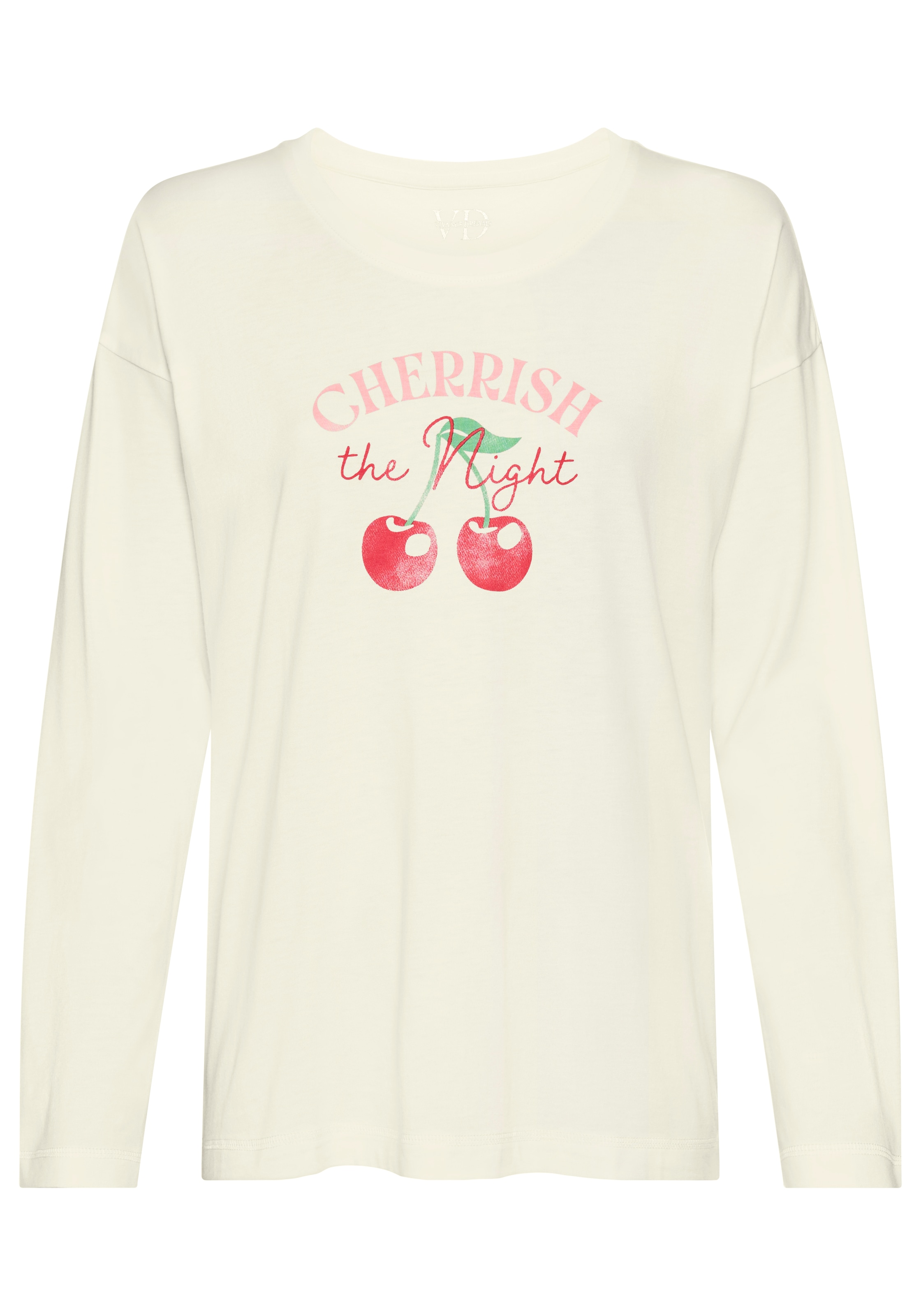 Vivance Dreams by Lascana Langarmshirt mit Front-Druck