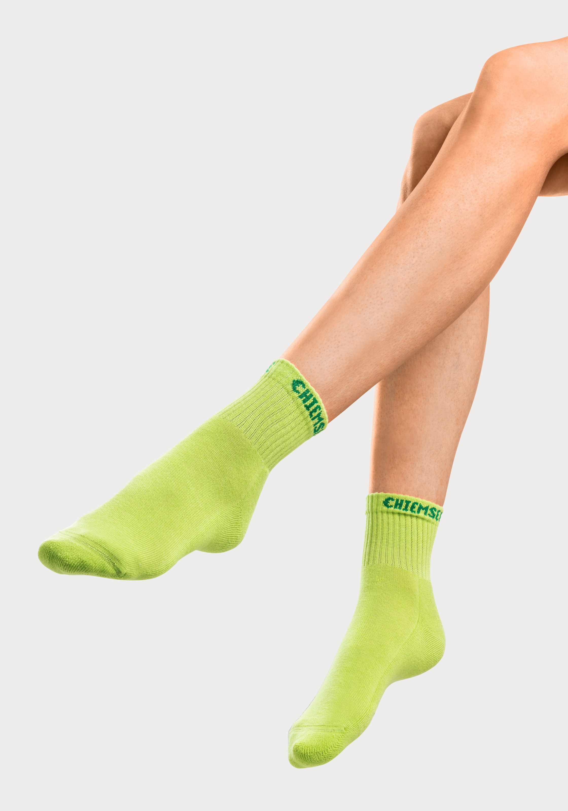 Chiemsee Kurzsocken, (Packung, 6 Paar), mit eingestricktem Markennamen