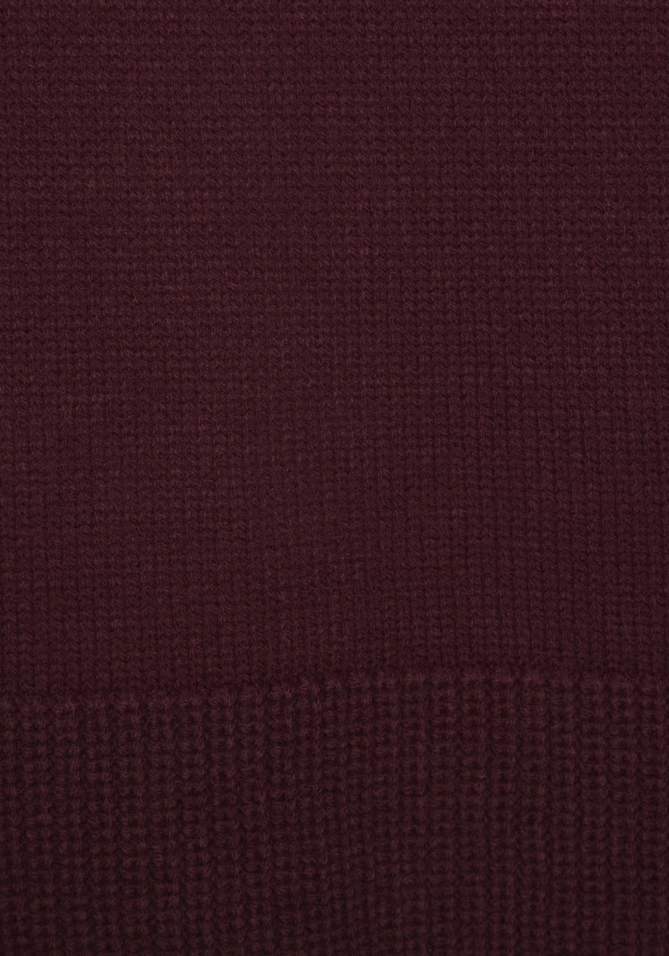 LASCANA Strickpullover mit Grobstrick-Details, Damen Pullover mit Rundhals