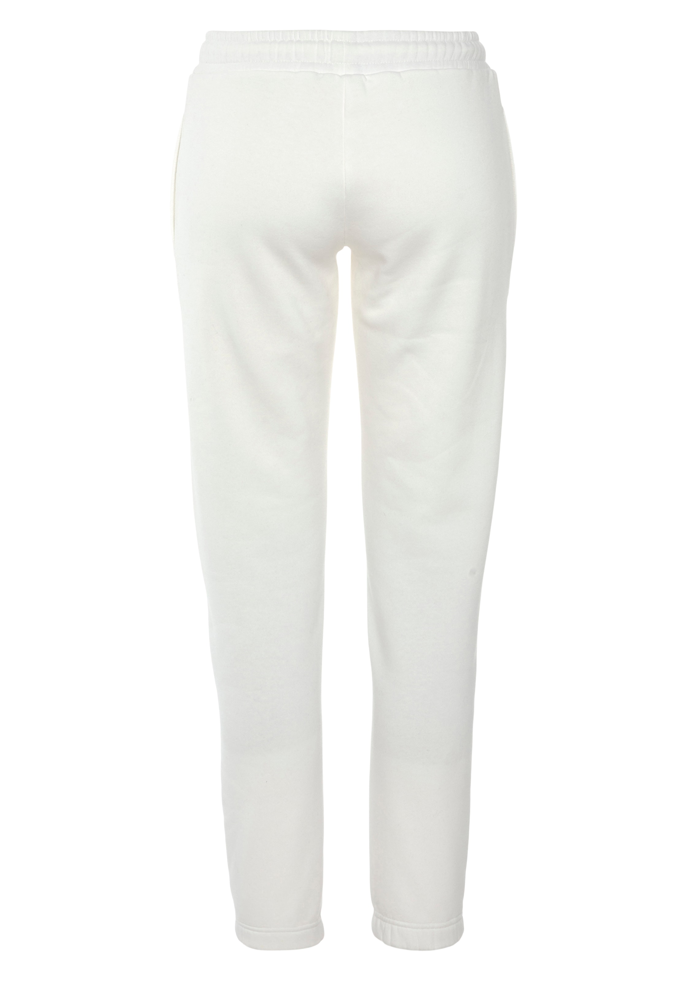 LASCANA Sweathose, Loungehose mit seitlichen Taschen und Logostickerei, Loungewear