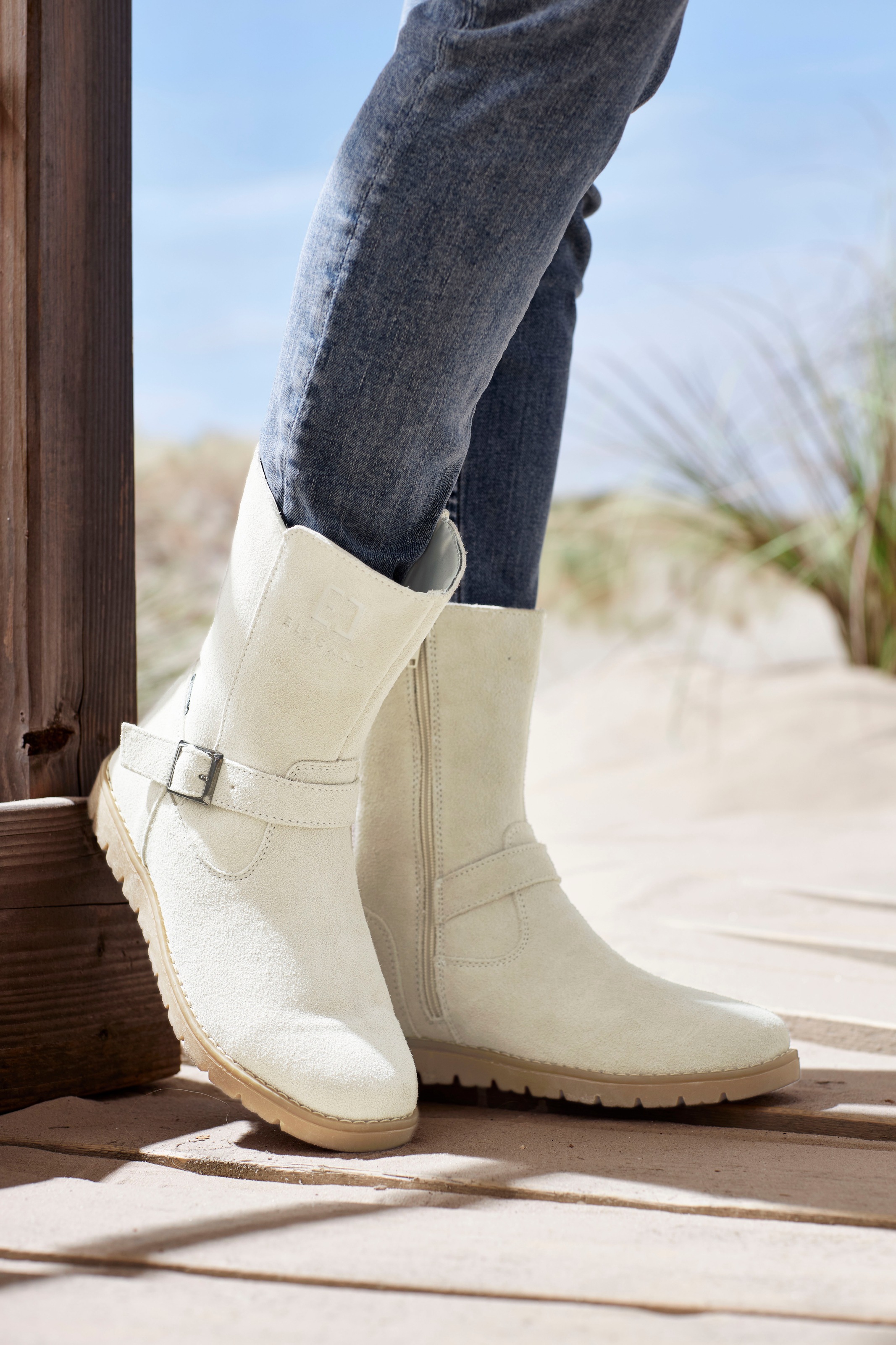 Elbsand Winterstiefel, Boots,Winterstiefelette,Leder, wind- & wasserabweisende Tex-Membran