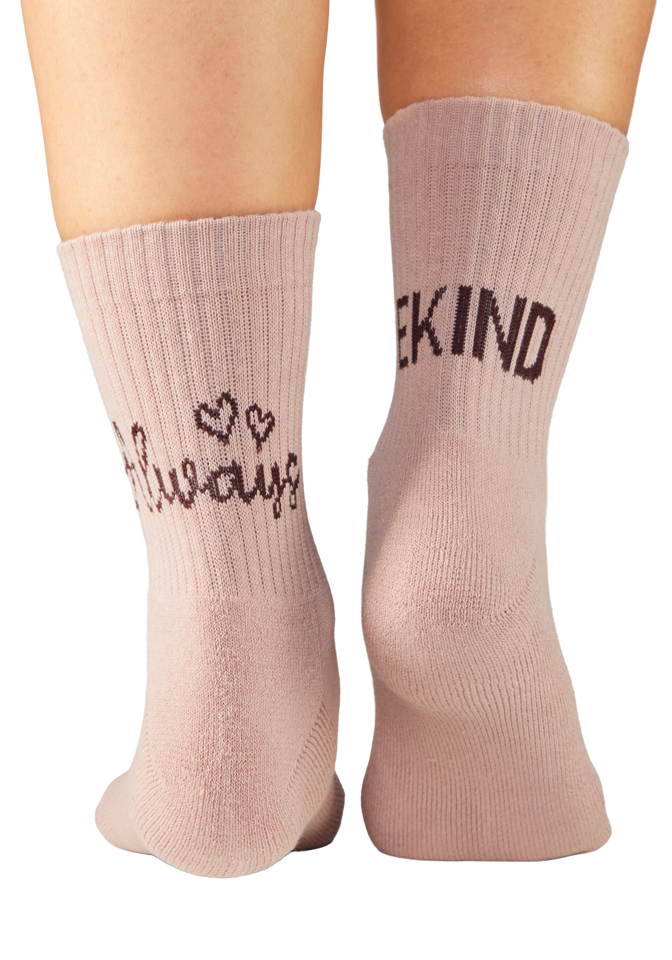 H.I.S Tennissocken »Damen Sportsocken daily socks« Packung, 7 Paar tlg. mit Fußfrottee und ansprechenden Schriftzügen