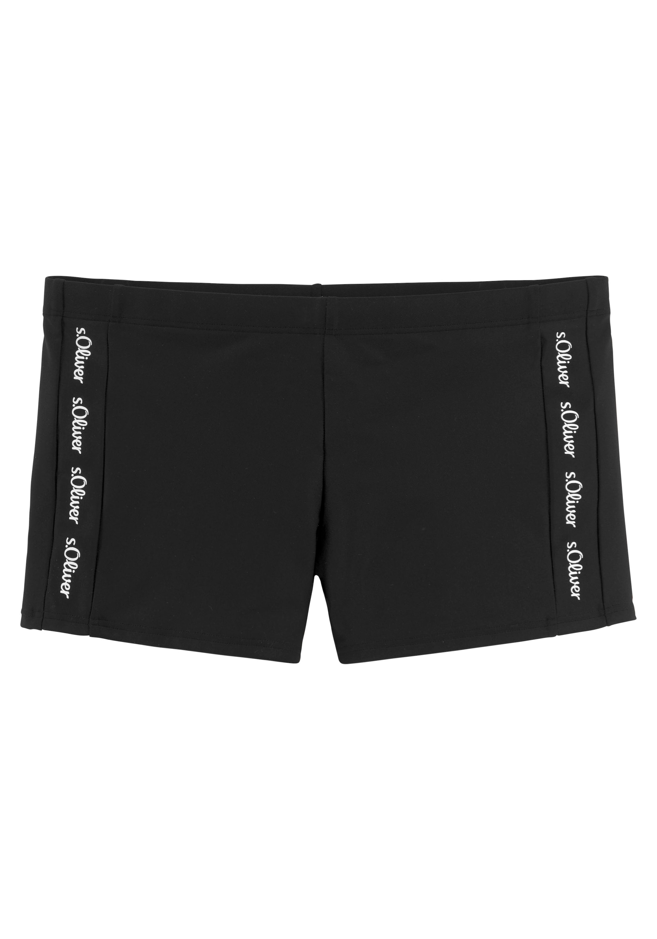 s.Oliver Boxer-Badehose, mit Markenschriftzügen