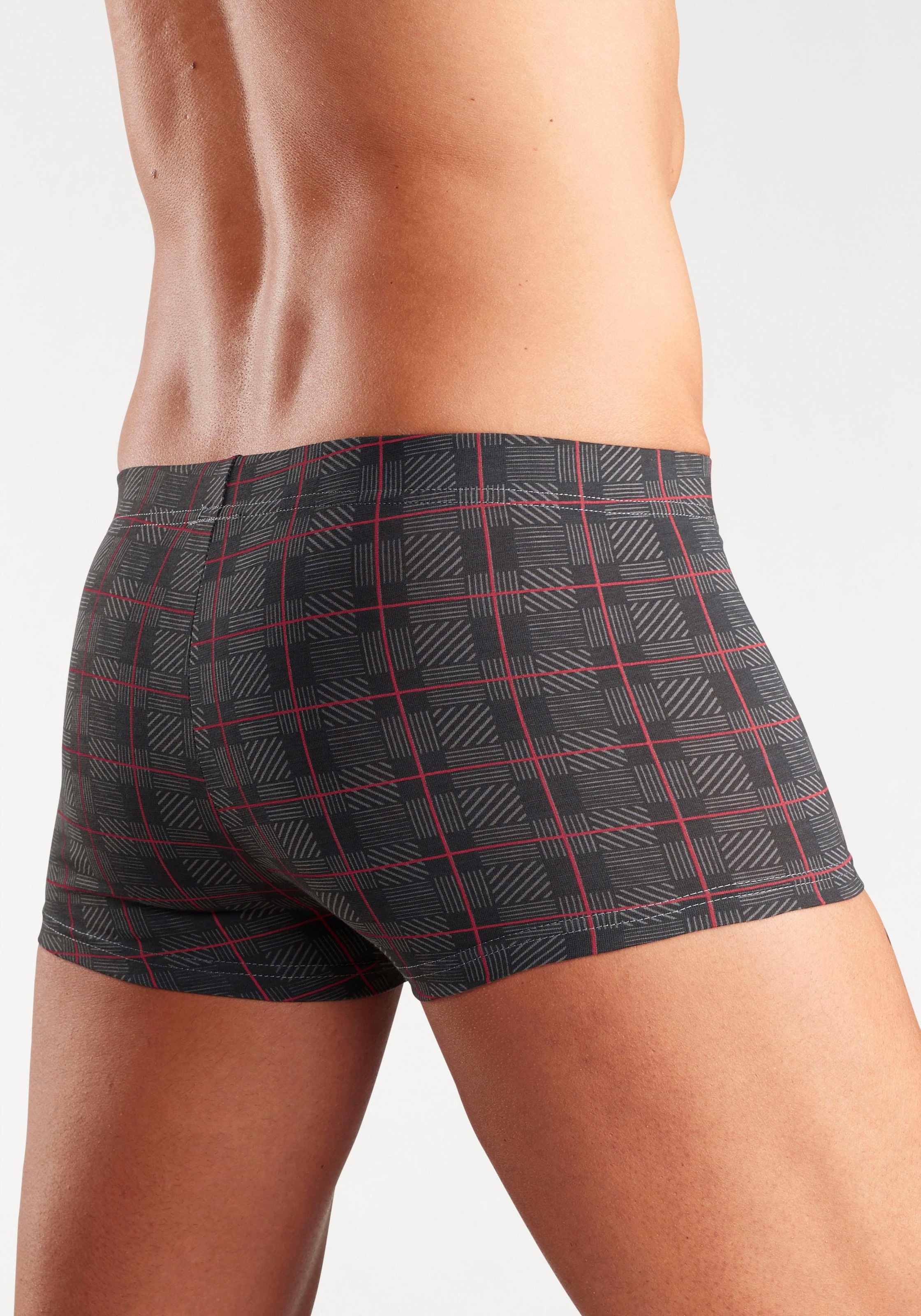 H.I.S Hipster, (Packung, 5 St.), knapp sitzende Boxershorts aus Baumwoll-Stretch