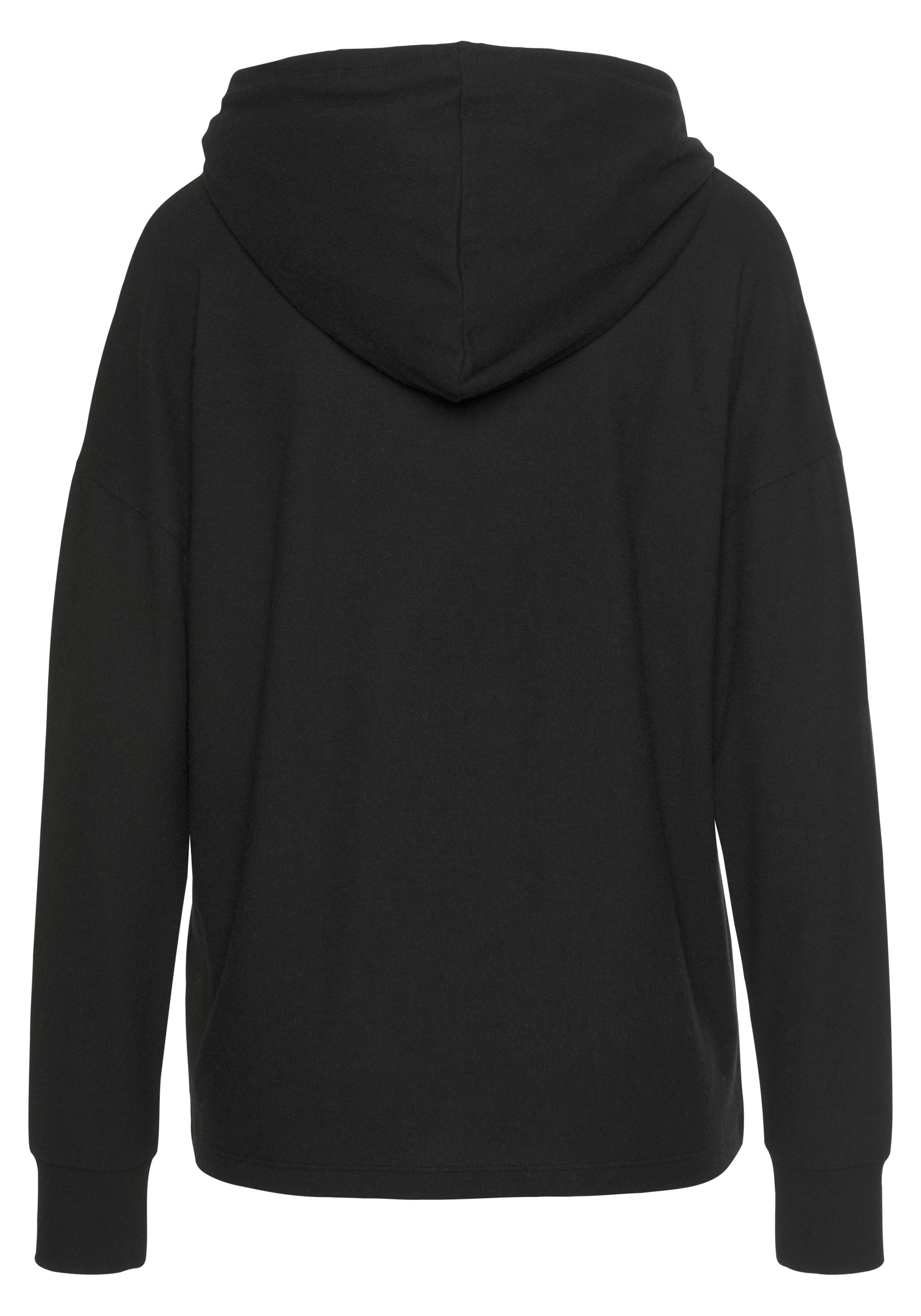 LASCANA Kapuzenpullover, Loungepullover in lässiger Form, Loungewear