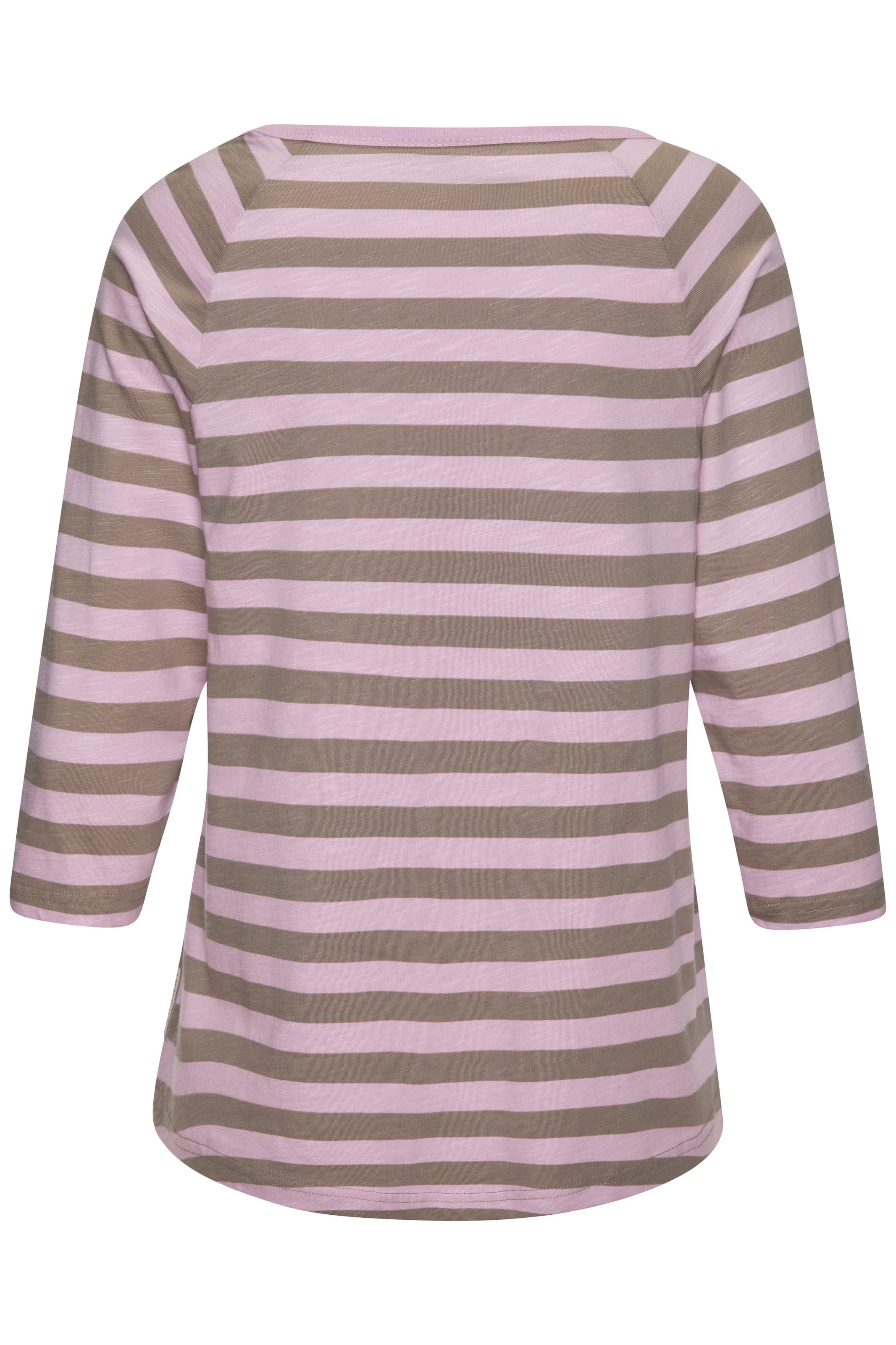 Elbsand 3/4-Arm-Shirt, mit Streifen, Rundhalsausschnitt, Jerseyshirt