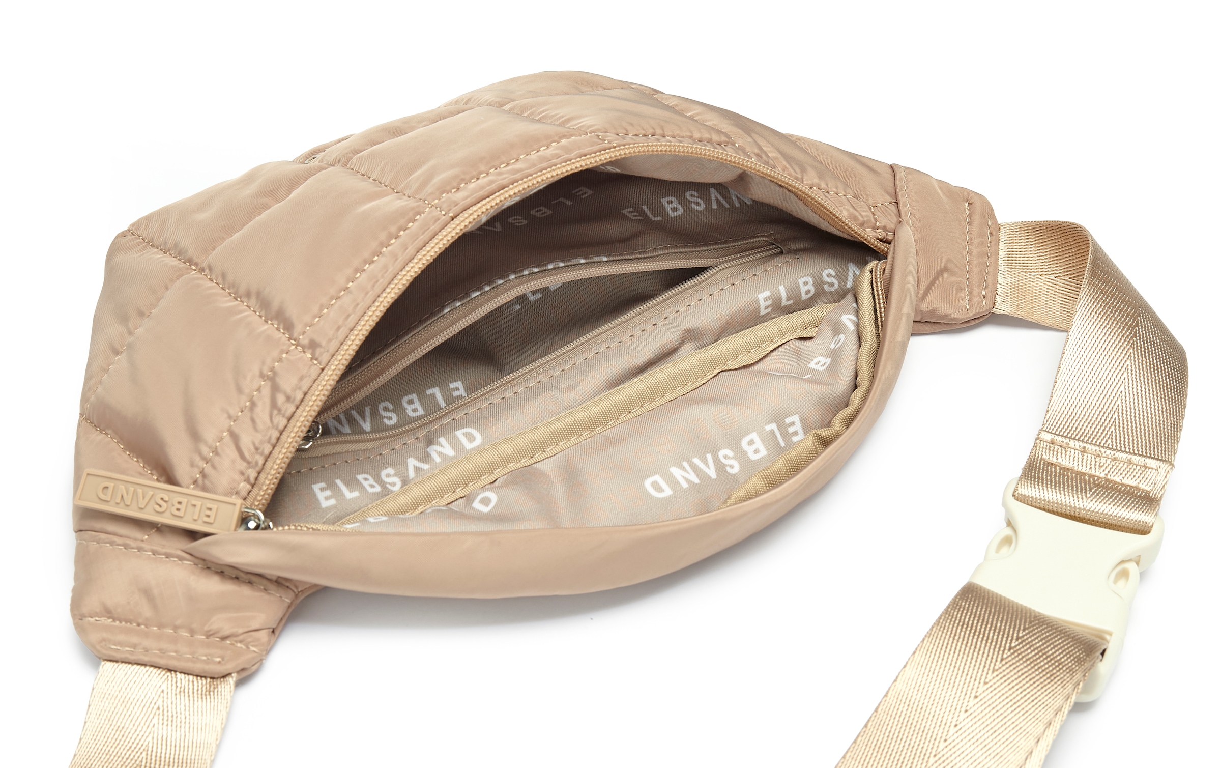 Elbsand Umhängetasche »Minibag, Crossbody Bag, Bauchtasche, Damentasche« NEU Handtasche Damen zum Umhängen mit modischer Steppung VEGAN