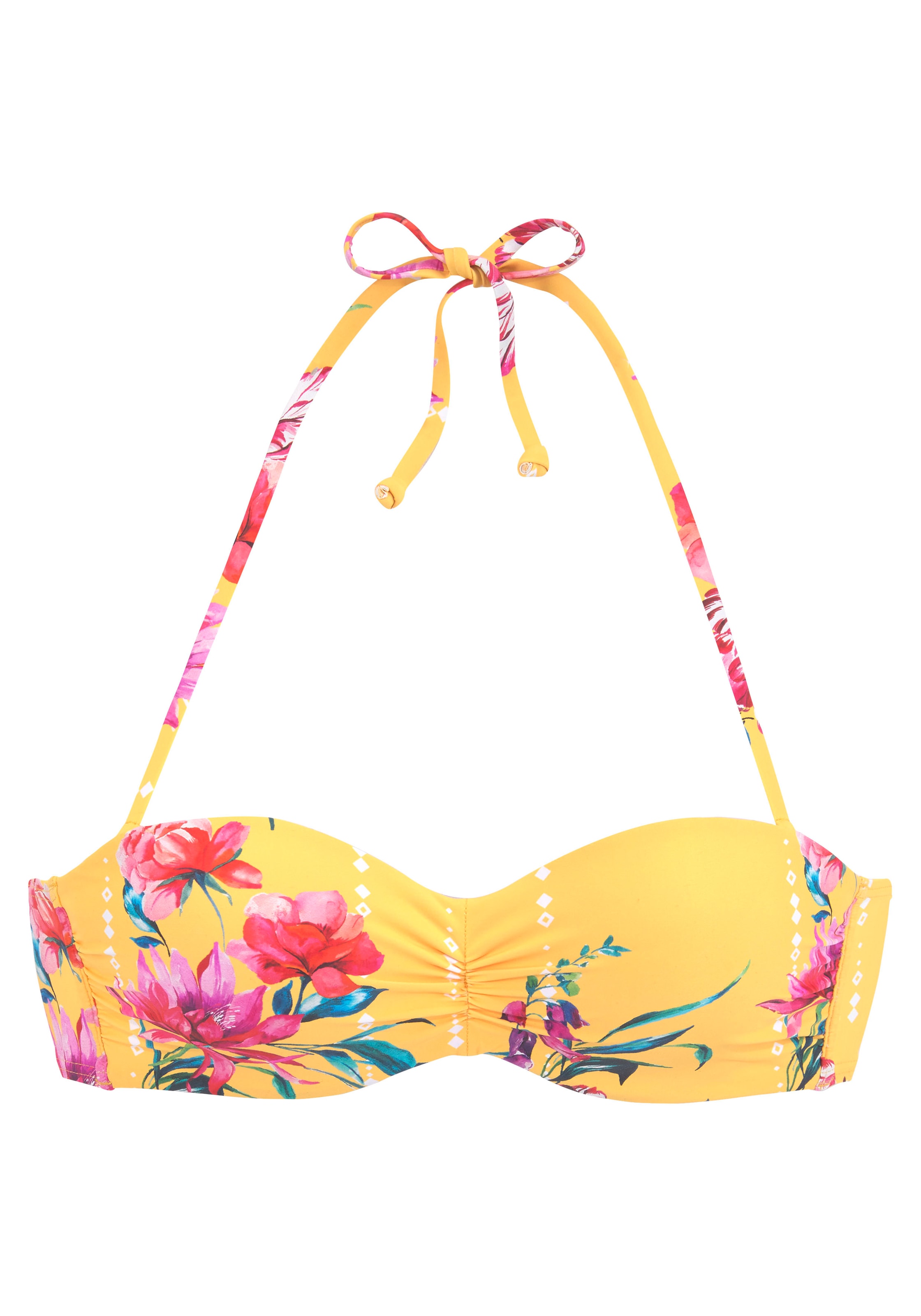 Sunseeker Bügel-Bandeau-Bikini-Top »Modern«, mit Blumenprint