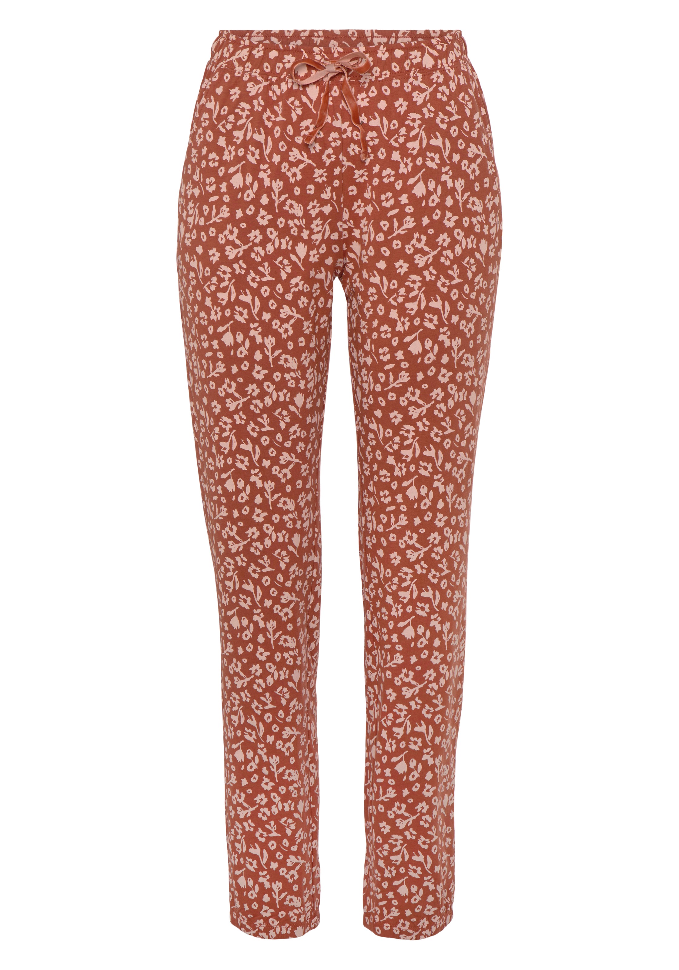 Vivance Dreams Pyjamahose, mit Samtband am elastischen Tunnelzugbund