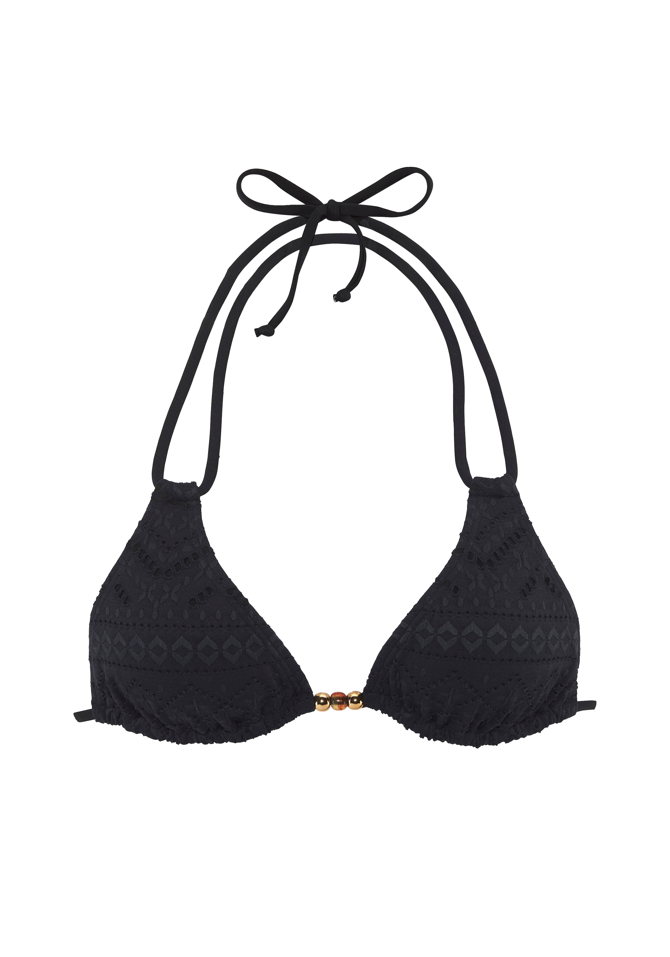 LASCANA Triangel-Bikini-Top »Omara«, mit Lochstickerei