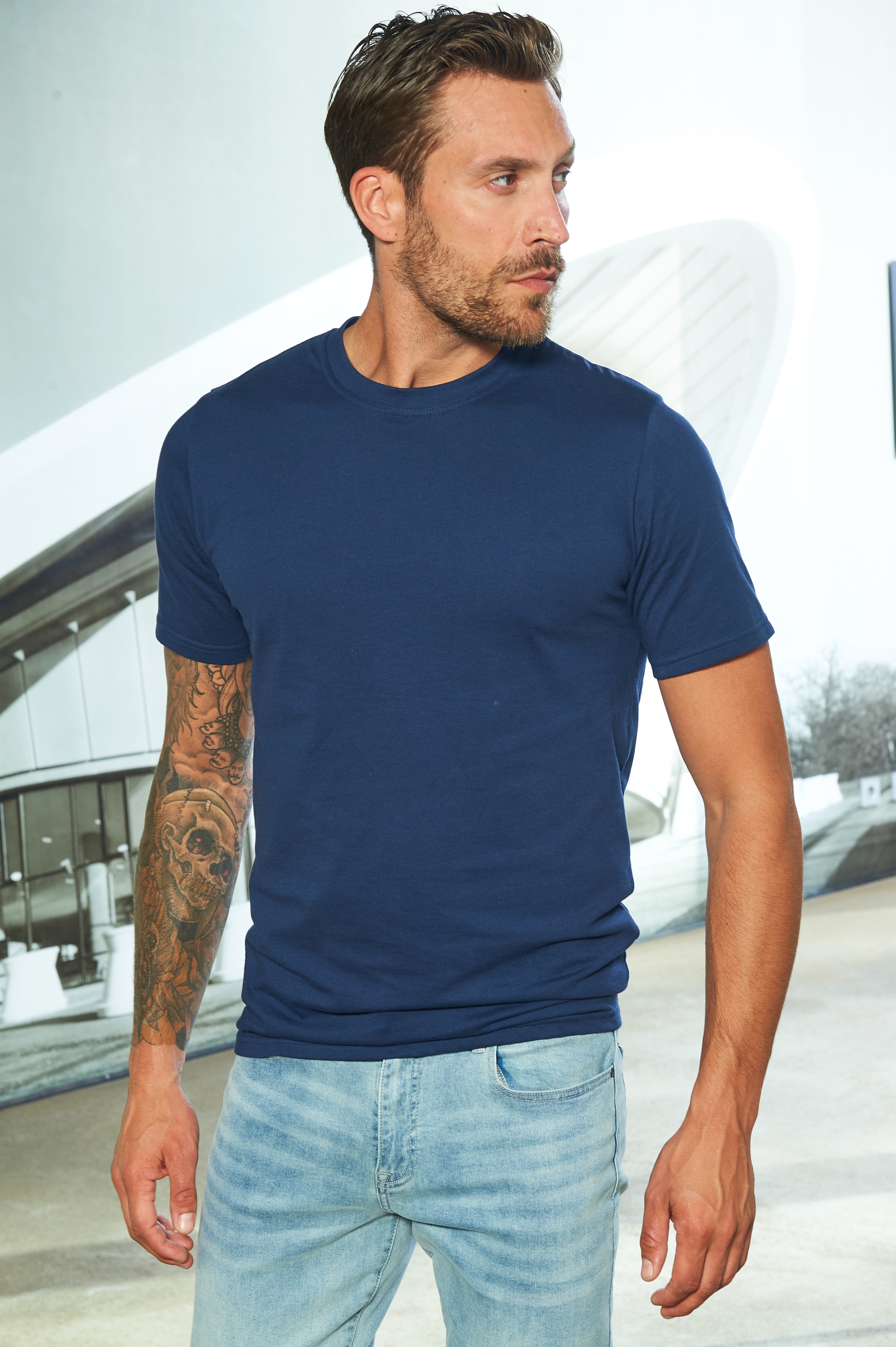 H.I.S T-Shirt, (Packung, 3 tlg.), aus Baumwolle perfekt als Unterziehshirt