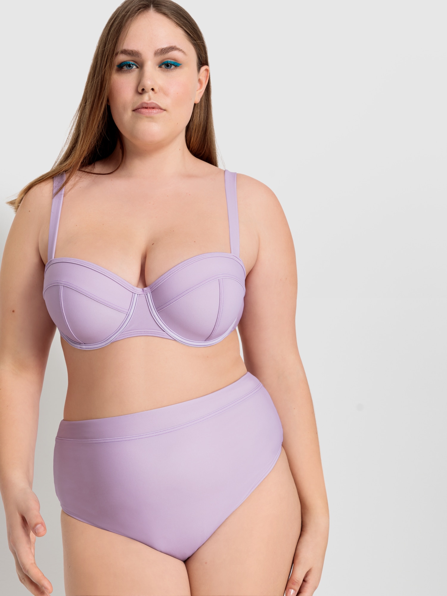 LSCN by LASCANA Bügel-Bikini-Top »Gina«, mit Ziernähten