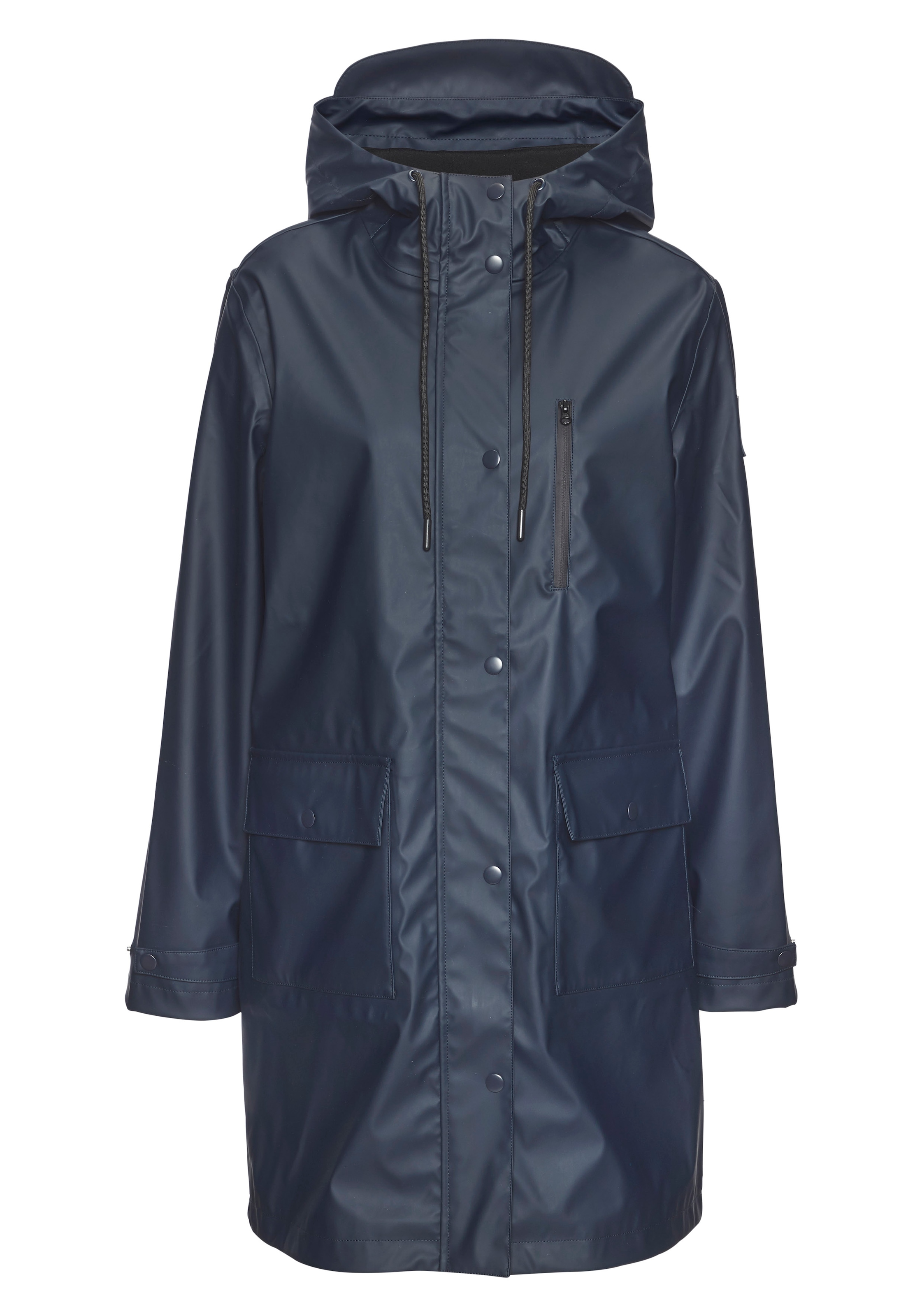 Elbsand Regenjacke mit Kapuze Mesh-Einsatz unter der Rückenpasse für ausreichende Belüftung