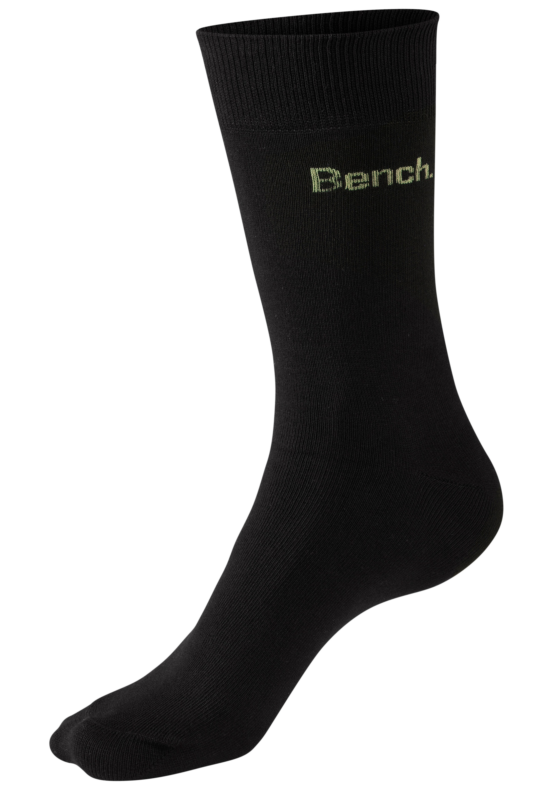 Bench. Basicsocken »Herrensocken für Beruf und Freizeit« Packung, 6 Paar tlg. mit farbigem kleinen Markenlogo
