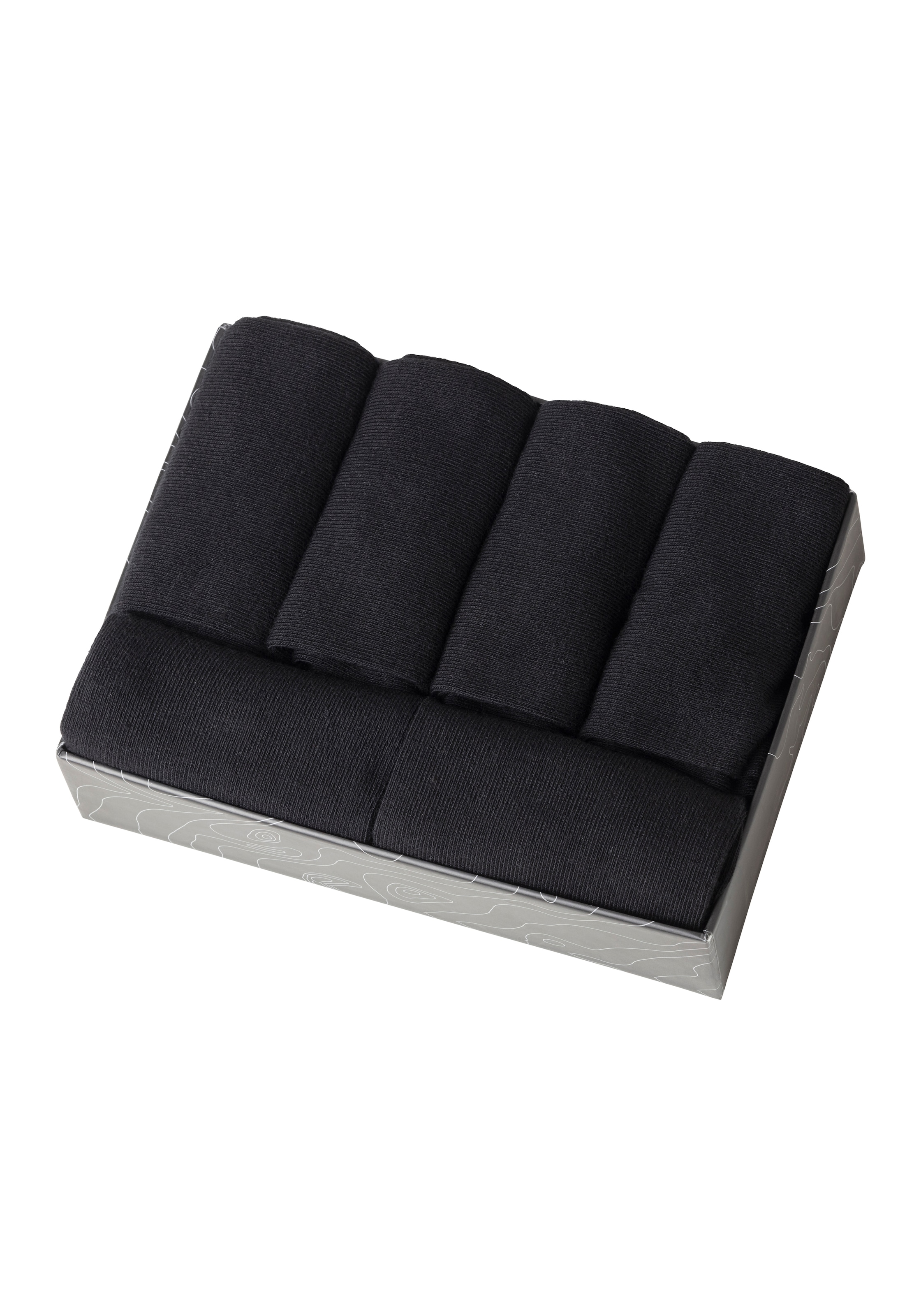 John Devin Businesssocken, (Packung, 6 Paar), lange Form, wertig in Box verpackt
