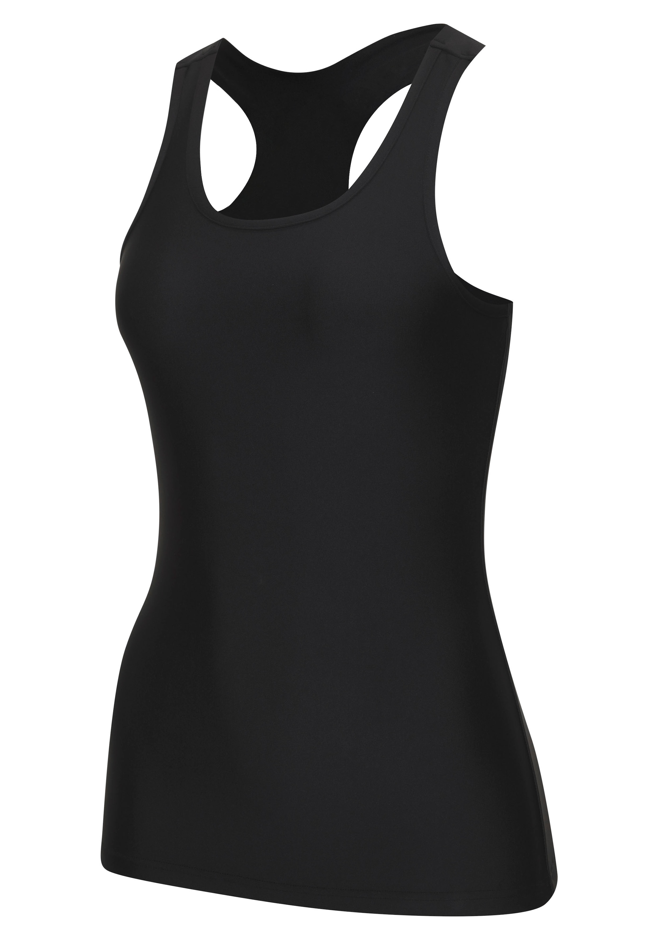 LASCANA ACTIVE Sporttop, mit Racerback und Logo-Badge