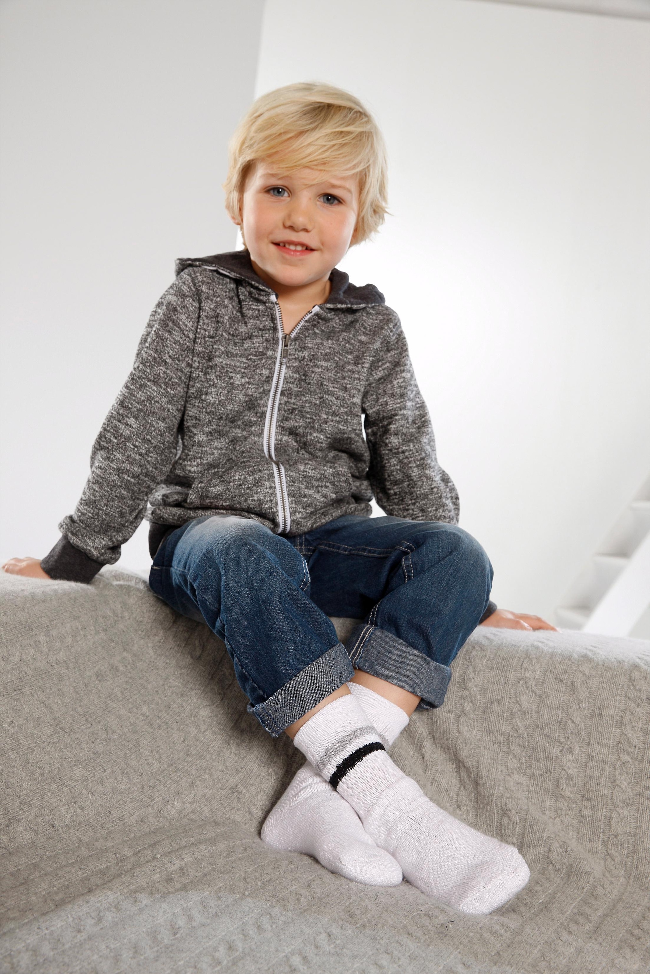 Go in Freizeitsocken Packung, 6 Paar tlg. mit farbigen Streifen