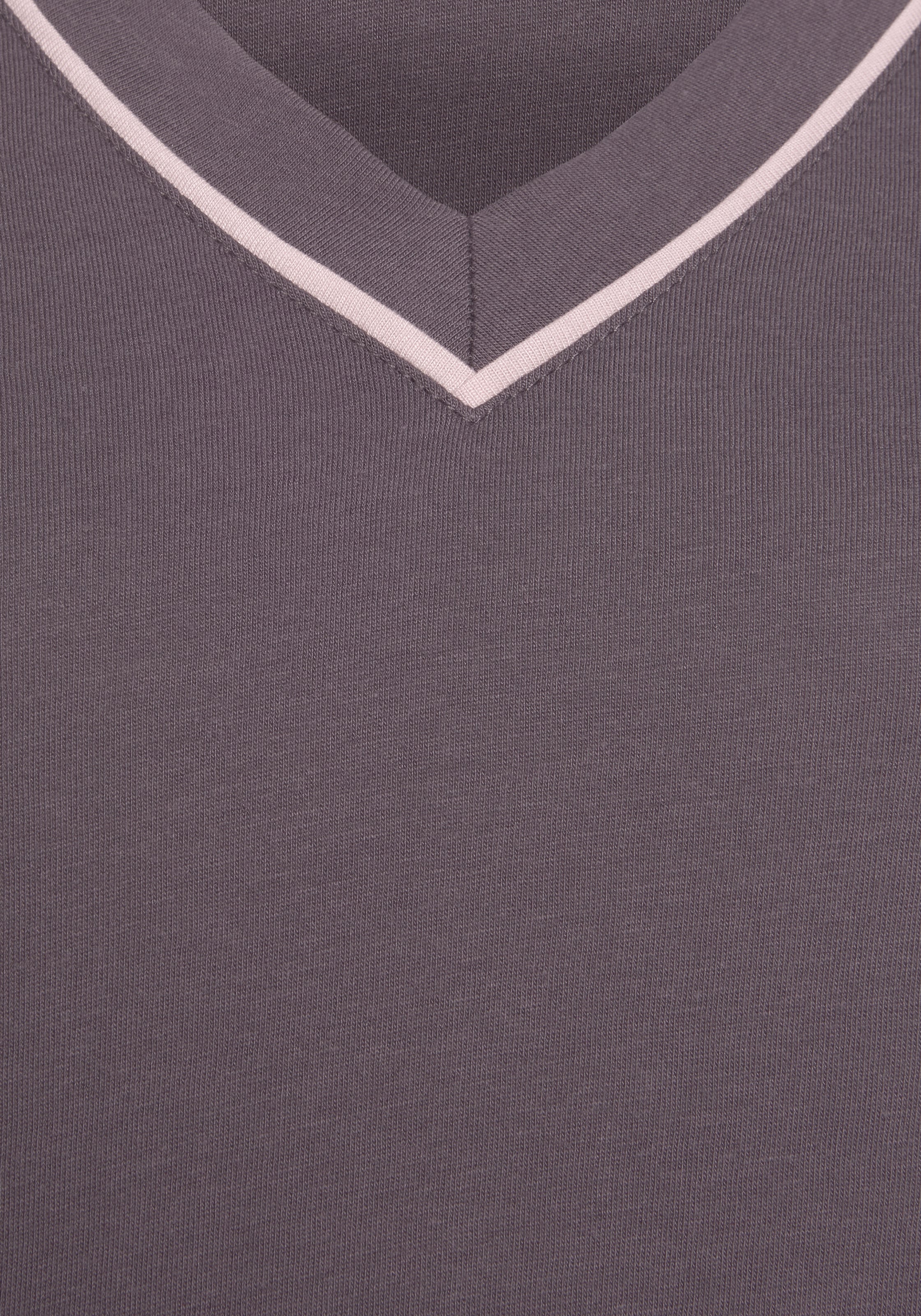 Vivance Dreams Pyjama, (2 tlg.), mit Kontrastpaspel-Details
