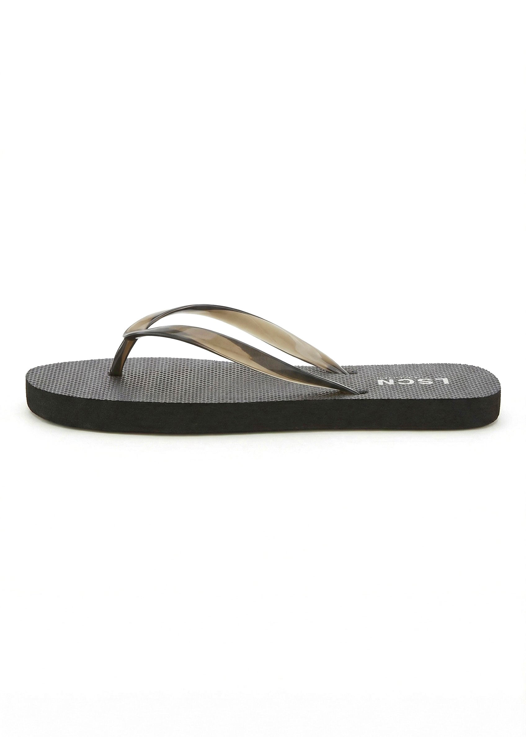 LSCN by LASCANA Badezehentrenner »Flip-Flops, Badelatsche, Badeschuhe, Sandale, Pantolette, Badeschlappe«  NEU Zehentrenner, Sommerschuhe in modischer Karree-Form VEGAN