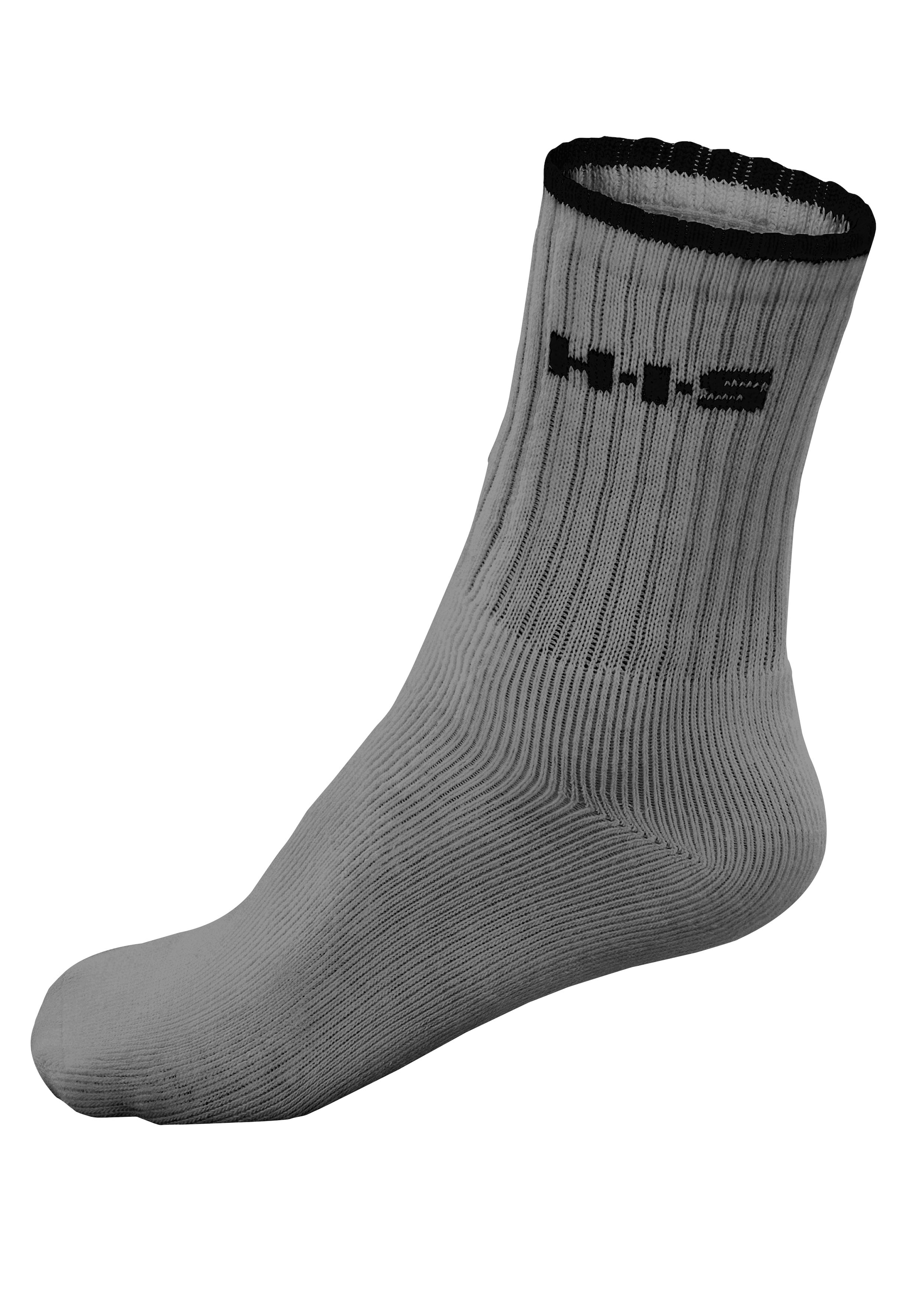 H.I.S Sportsocken, (Packung, 6 Paar), mit Frottee & verstärkten Belastungszonen