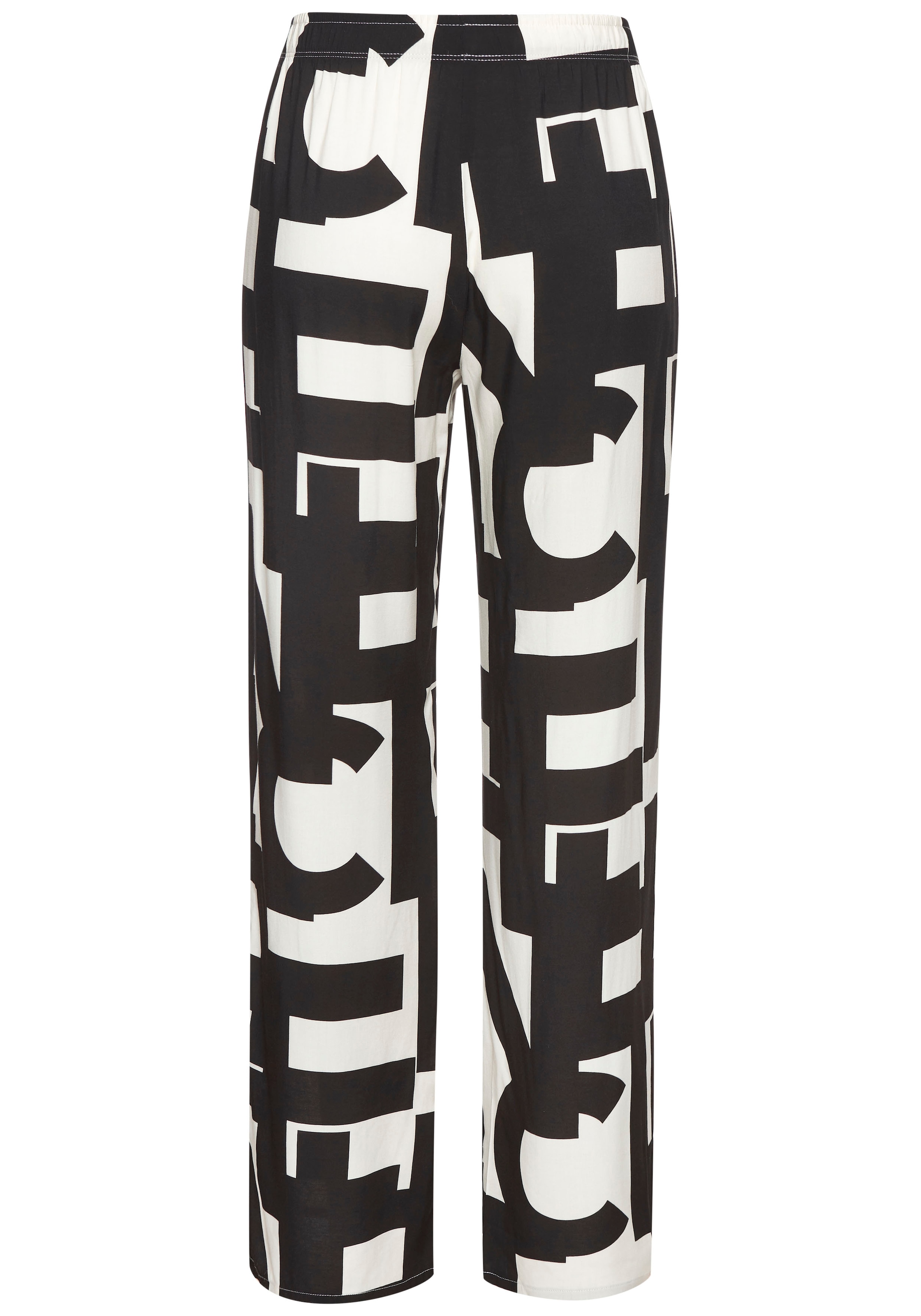 French Connection Pyjamahose, Gewebte Hemdenqualität aus Viskose