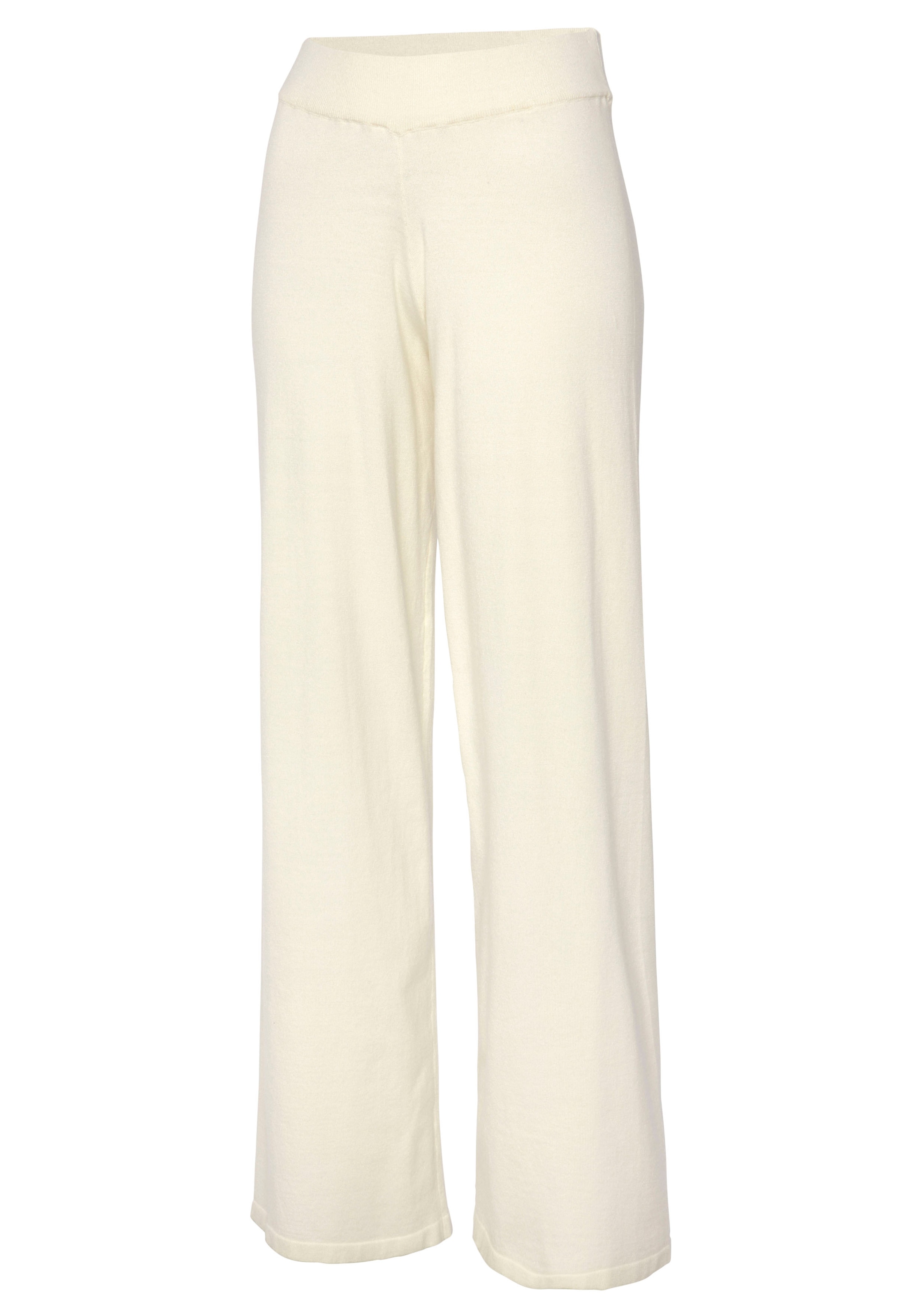 LASCANA Strickhose, mit weitem Bein, Loungewear