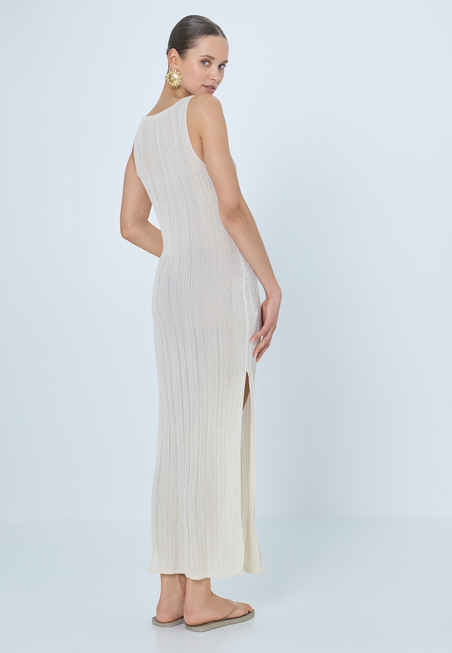 LSCN by LASCANA Strandkleid Midikleid, Strickkleid